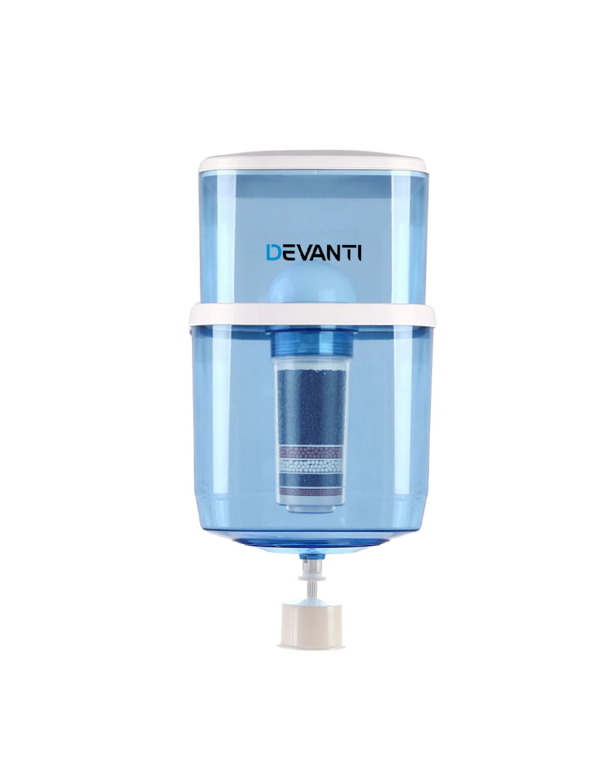 1 Devanti Water Cooler Dispenser 22l Filter Bottle
 - Blue, 1 of 3