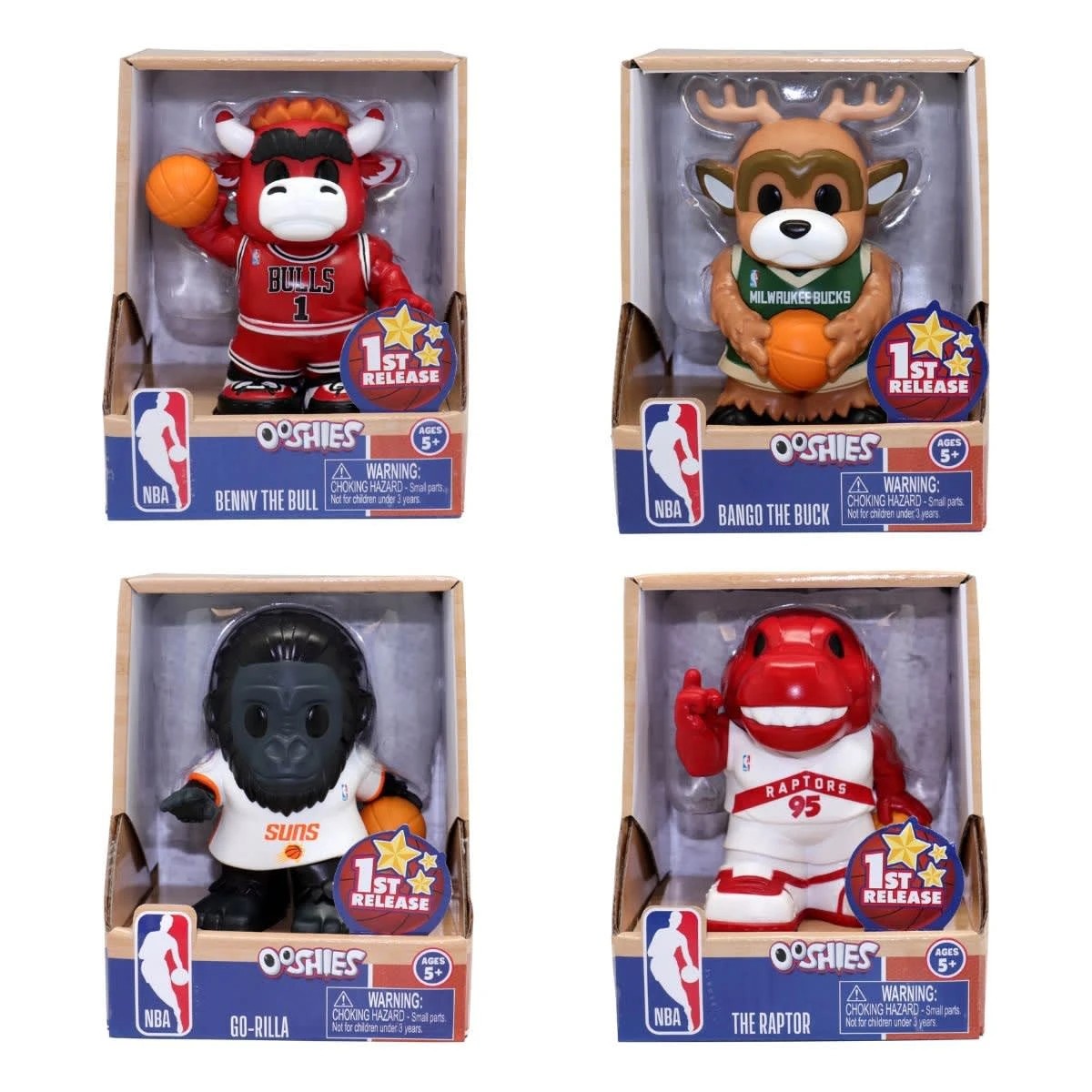 5 10cm Ooshies NBA First Release Figure Collectible - Assorted, 5 of 6
