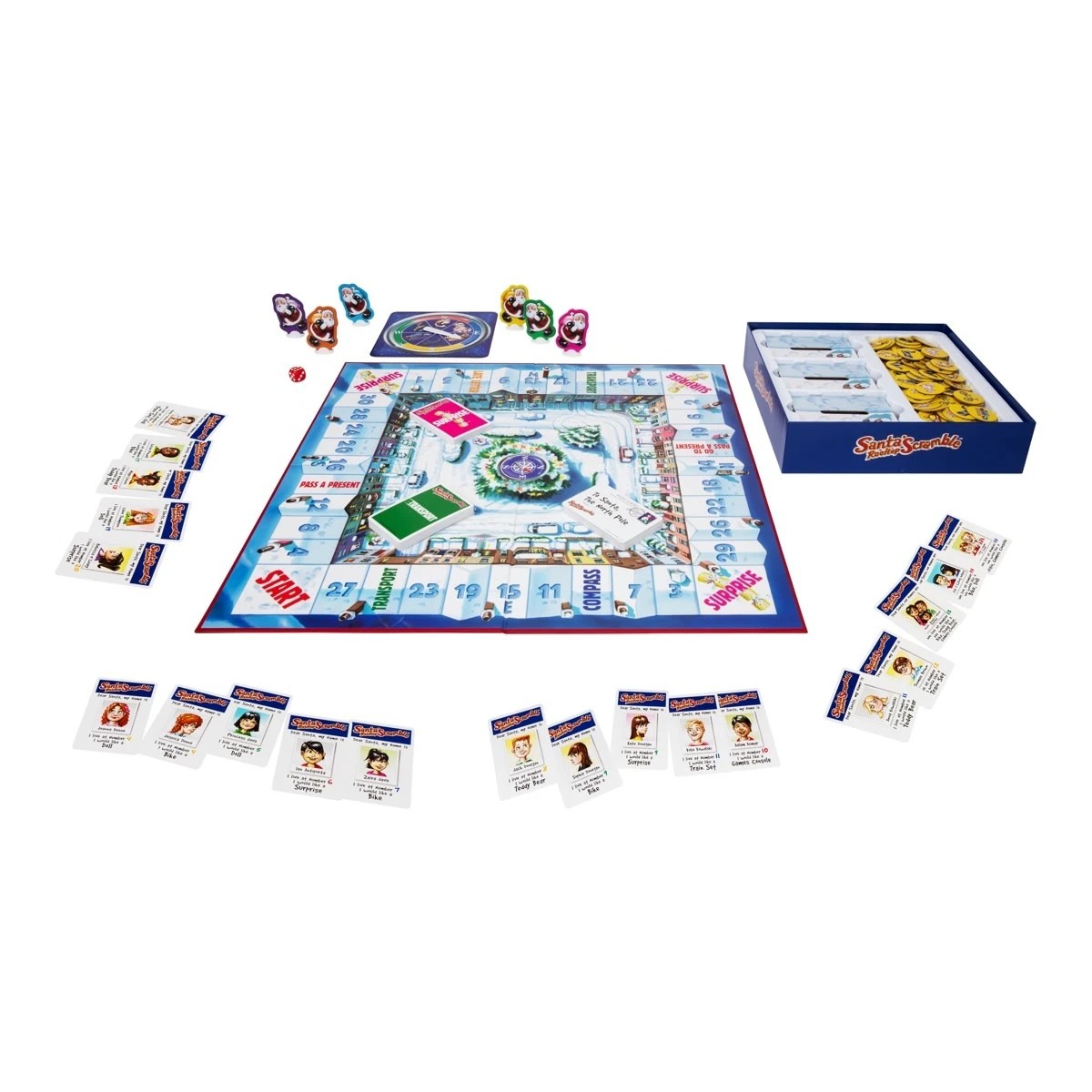 5 Santa's Rooftop Scramble Board Game, 5 of 7