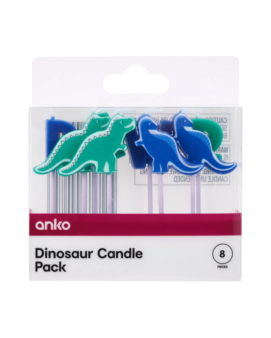 7 8 Pack Dinosaur Candles, 7 of 7