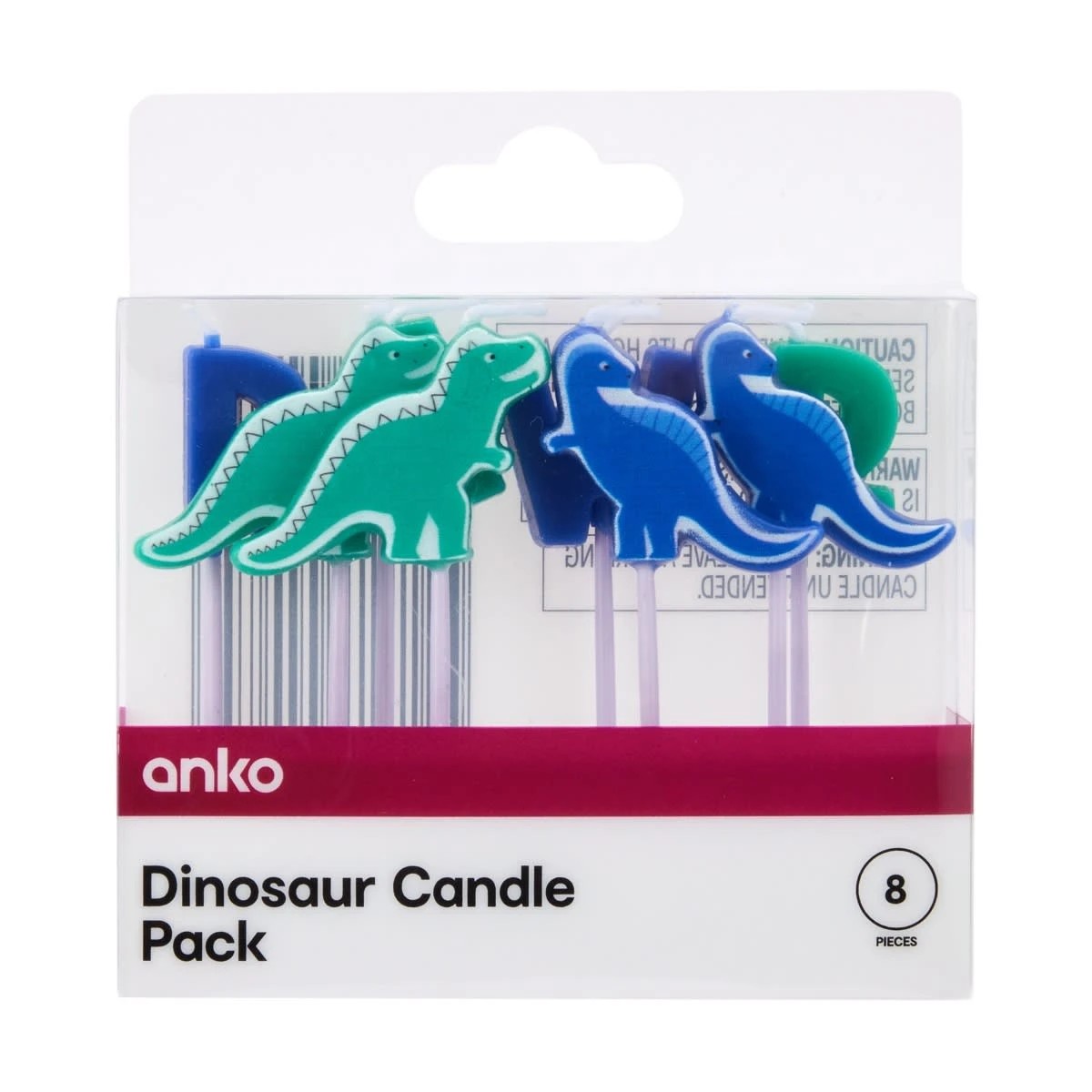 7 8 Pack Dinosaur Candles, 7 of 7
