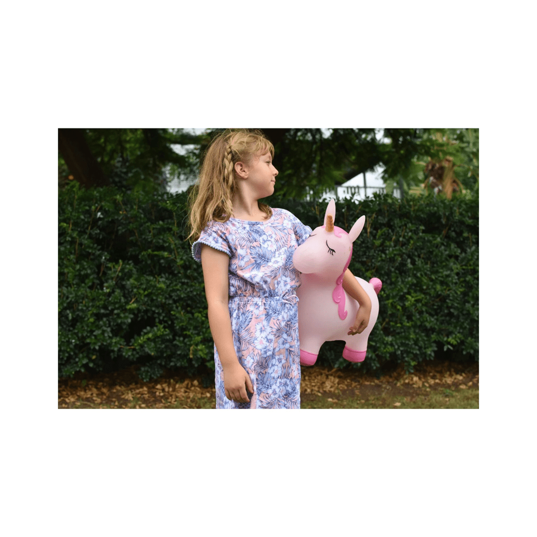 6 Kaper Kidz Bouncy Rider Pink Pearl The Unicorn Ride On Bouncer Toy Kids 12 Months Plus - Pink, 6 of 9