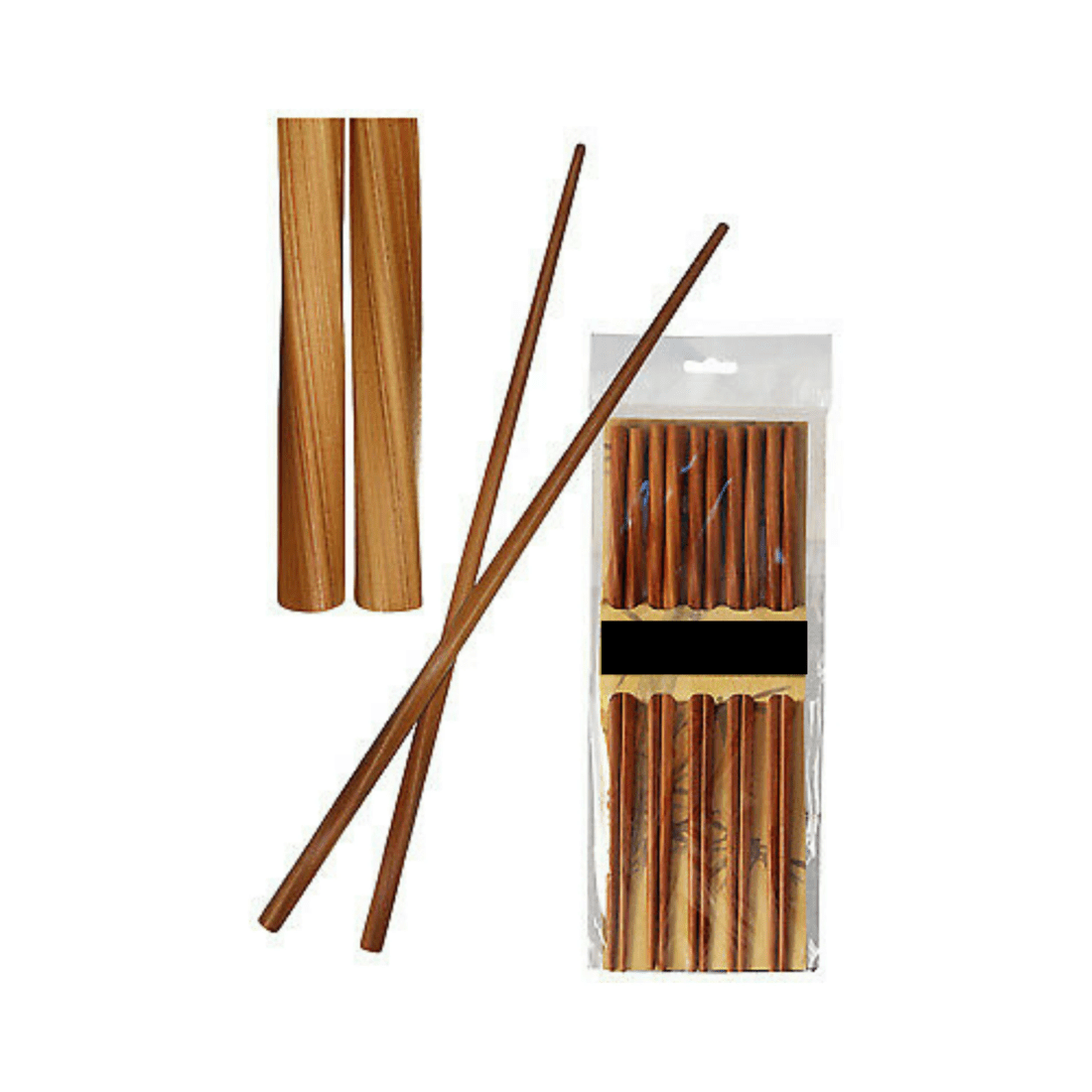1 BR Home Wooden Chopsticks - Set of 20 Pairs for Asian Dining and Weddings, 1 of 5