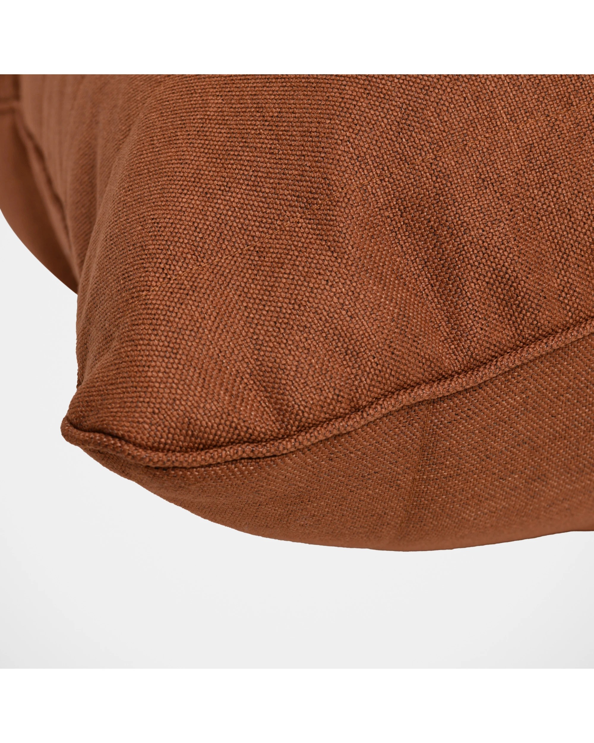 5 Cadence & Co. Linoire Quilted Beanbag Lounger Cover - Rust, 5 of 10