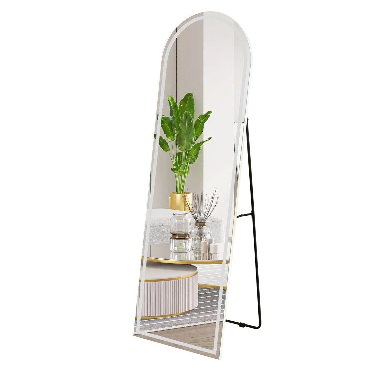 1 Ausway LED Full Length Mirror Vanity Arched Body Dressing, 1 of 5