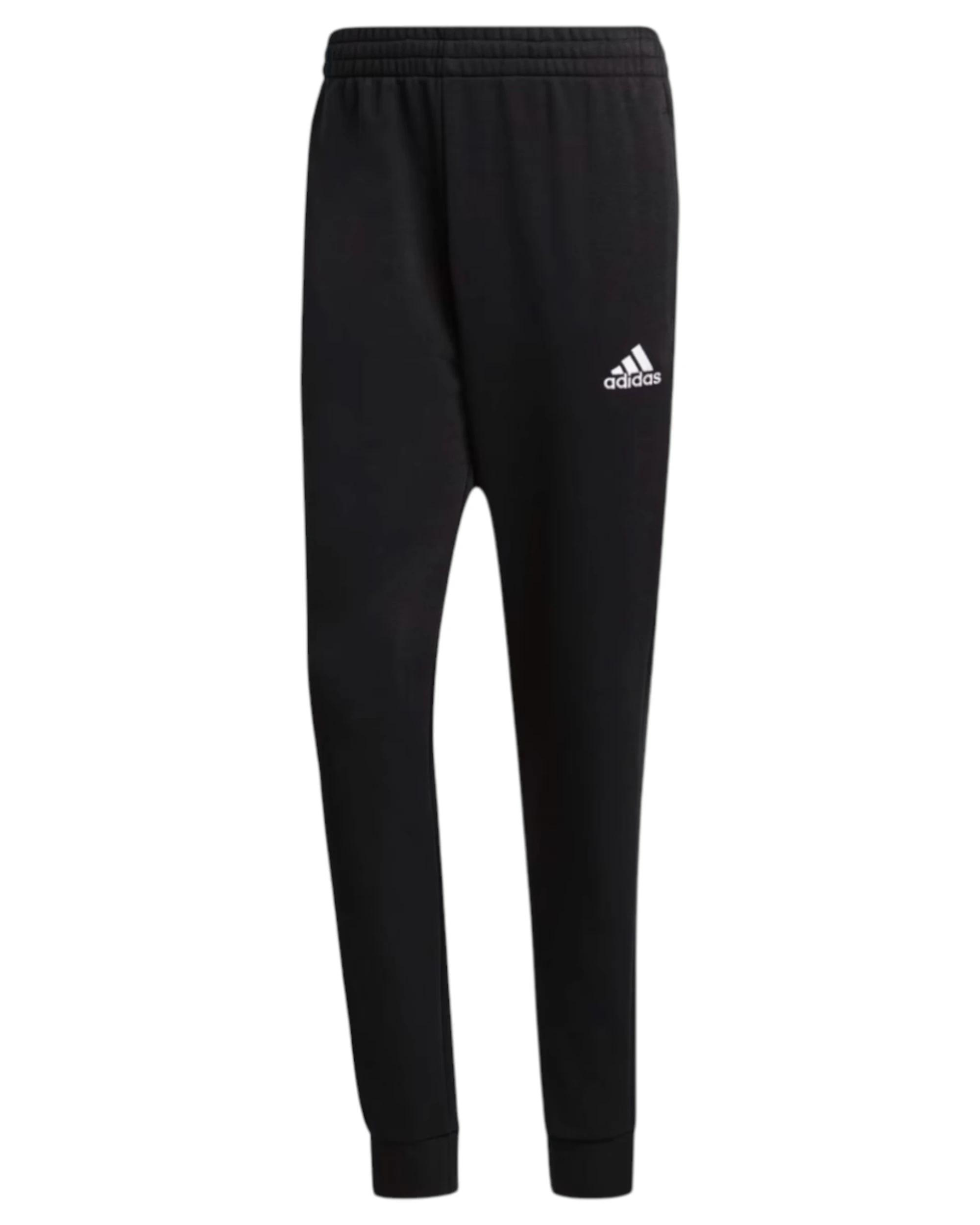 2 Adidas Mens Aeroready Essentials 3 Stripes Grey/Black Tracksuit GREY/BLACK, 2 of 7
