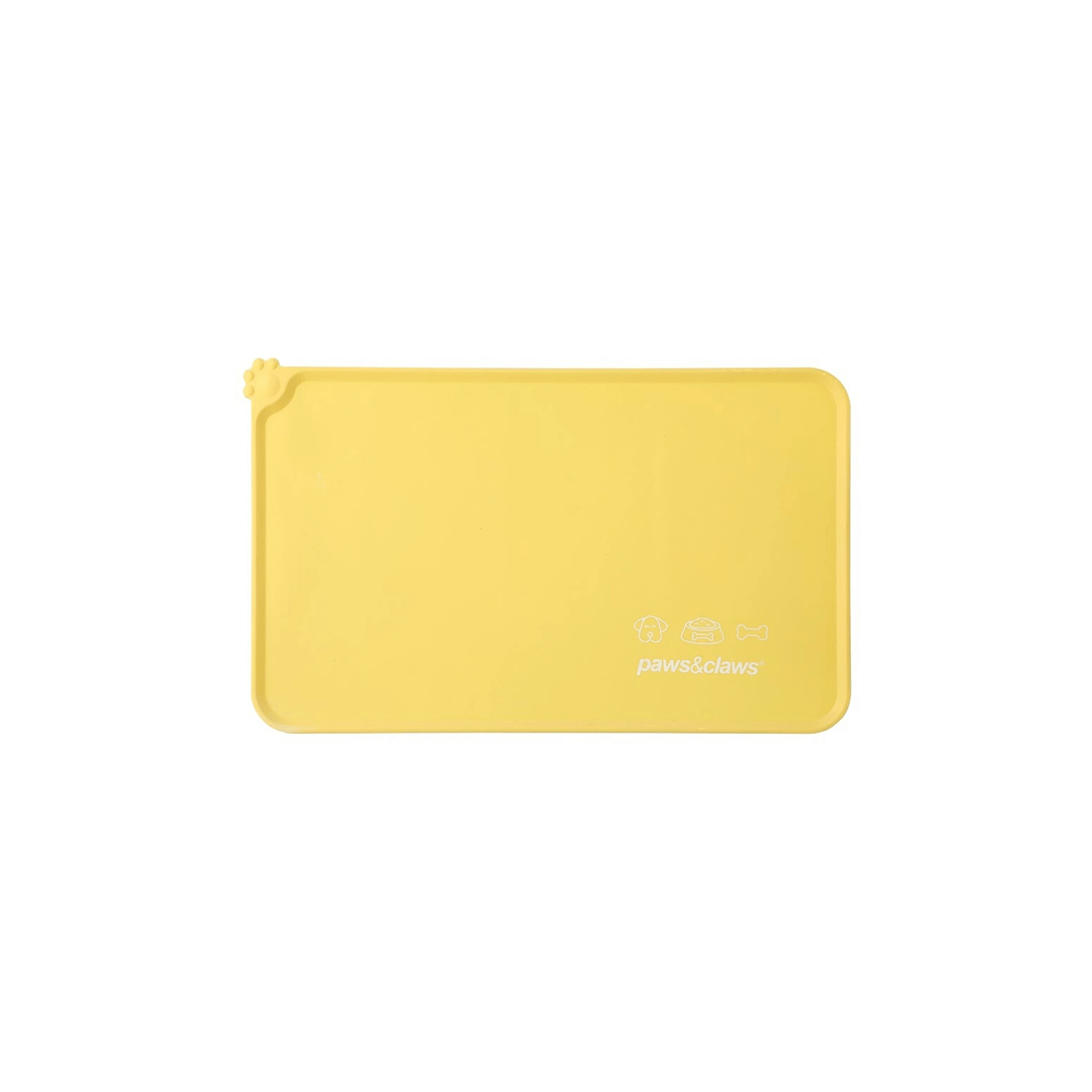 4 Paws And Claws 49x30cm Non Slip Silicone Pet Food Mat Assorted Colours
 - Orange, 4 of 5