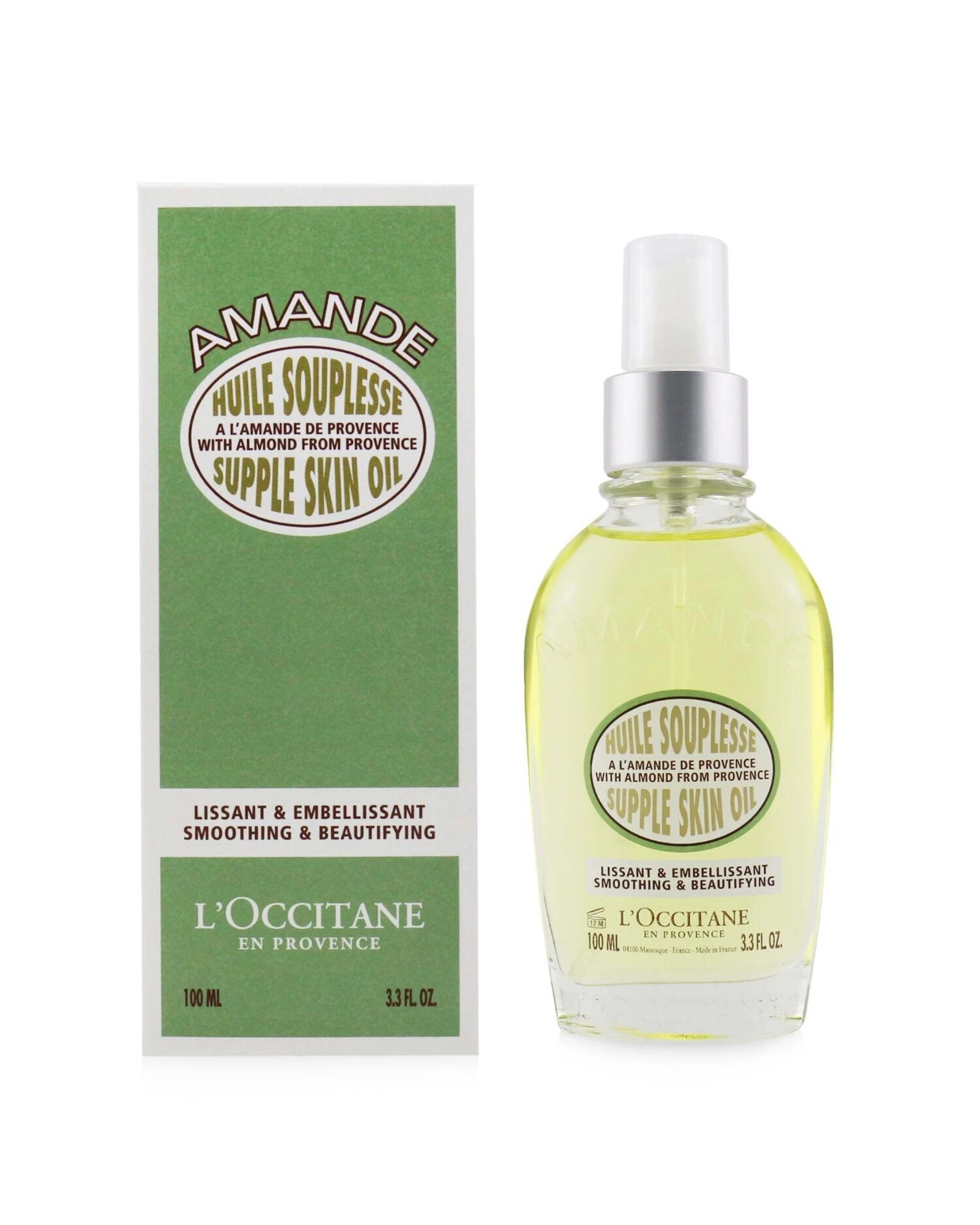 1 L'Occitane Almond Supple Skin Oil - Smoothing & Beautifying  100ml/3.4oz, 1 of 3