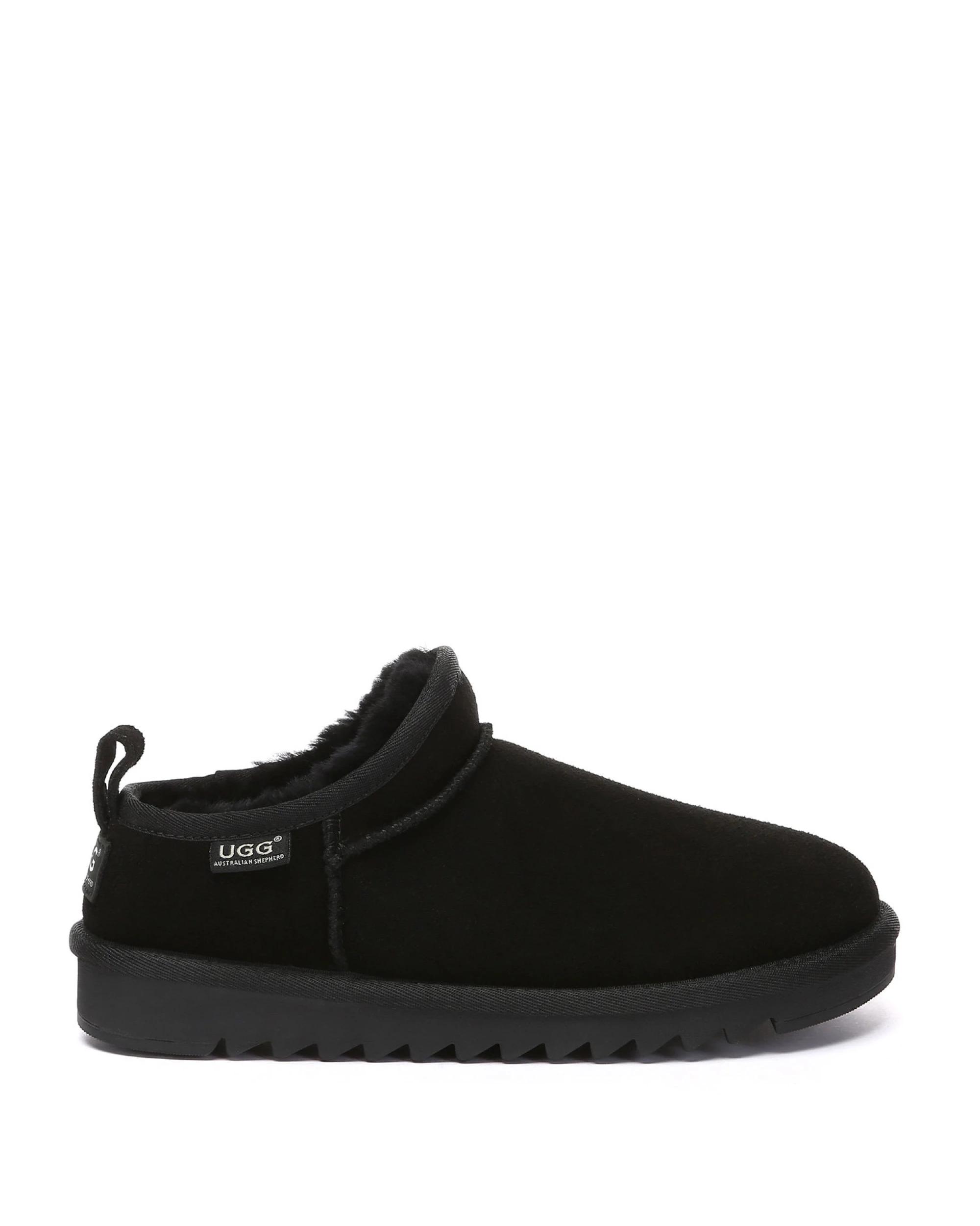 1 Australian Shepherd UGG Unisex Nano Classic Boots BLACK, 1 of 5