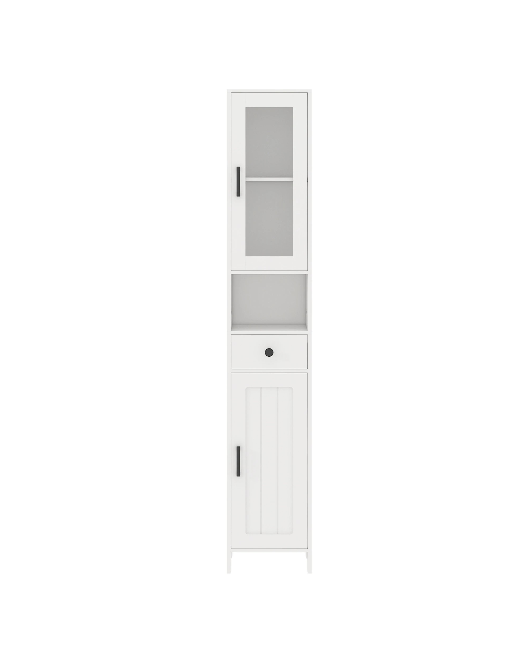 1 Advwin 170cm Tall Slim Storage Cabinet Narrow Storage Cupboard Storage Organizer, 1 of 10