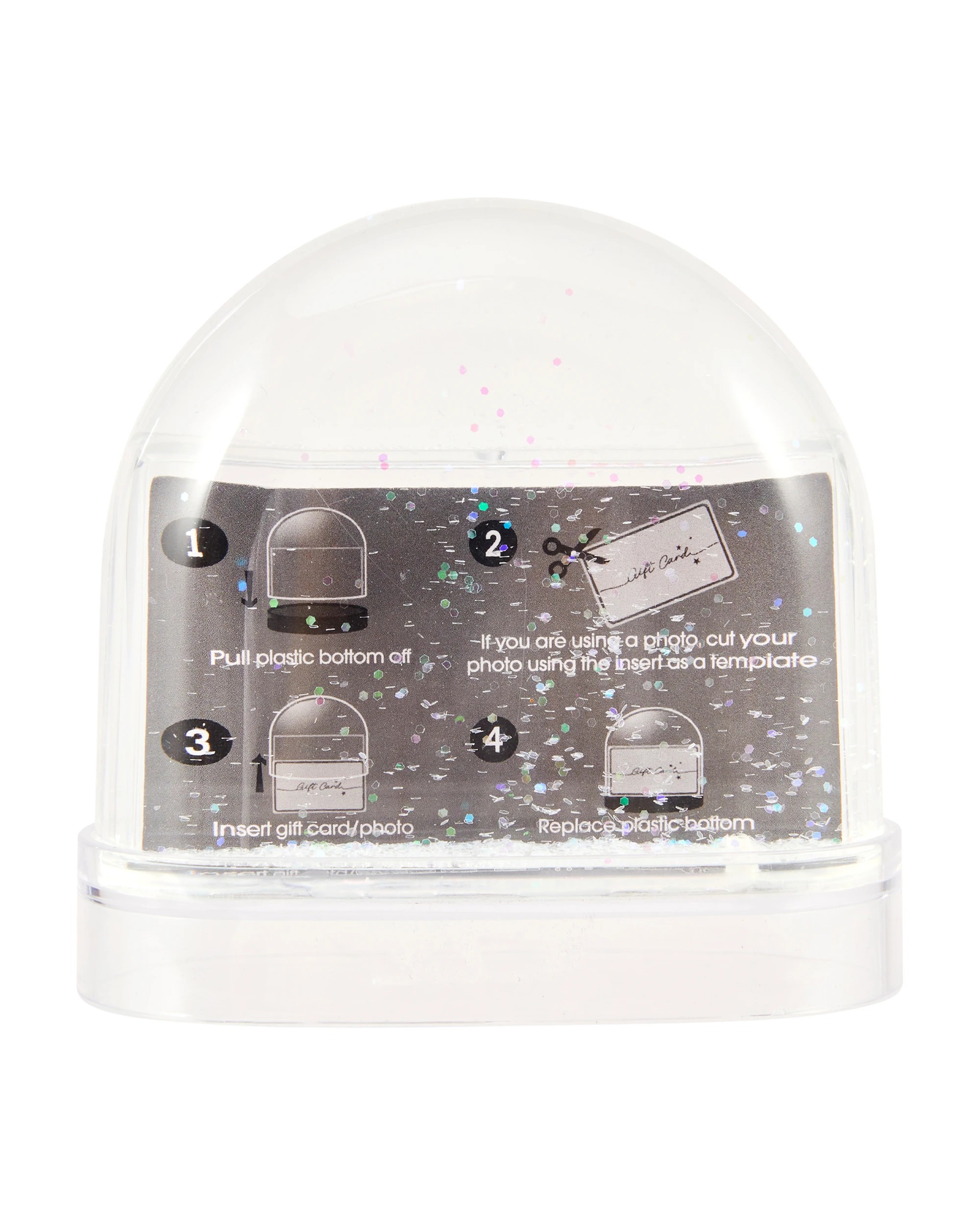 4 Snow Globe Gift Card Holder, 4 of 5
