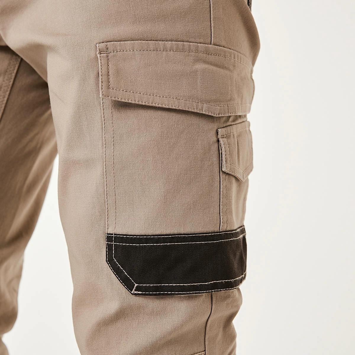 5 Slim Leg Work Pants MUSHROOM BEIGE, 5 of 9