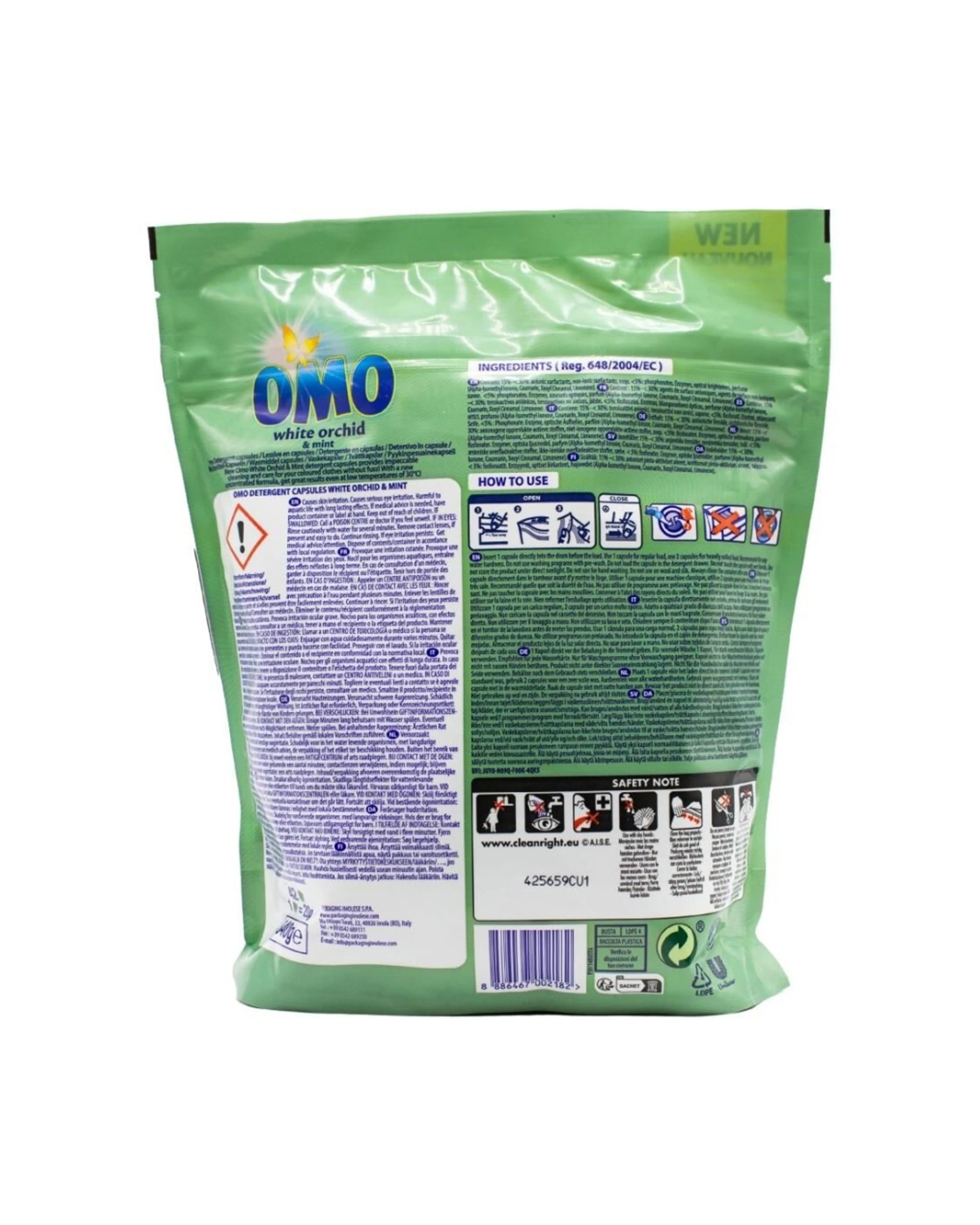 2 Omo Detergent Laundry Capsules 4 x 42pc PreMeasured Effective Cleaning, 2 of 3