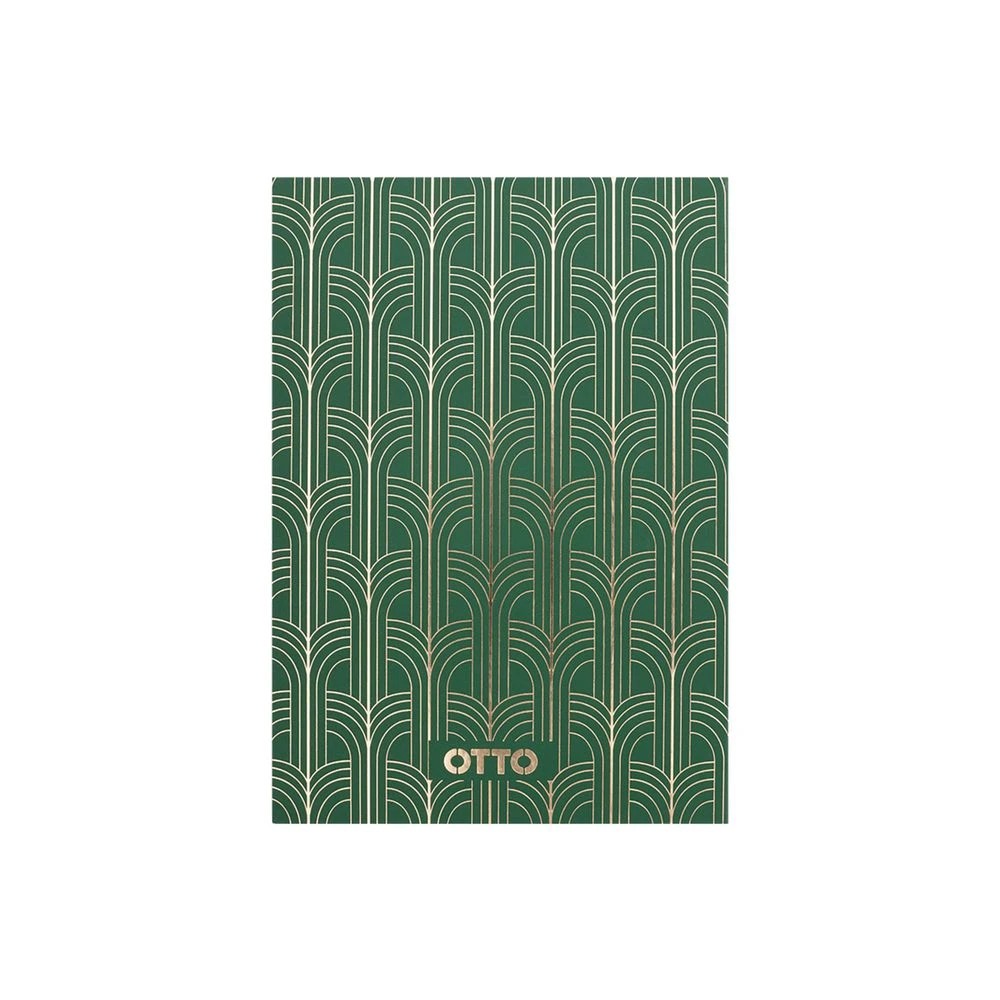 3 Otto A5 Printed Notebook 144 Pages Jewels Green, 3 of 3