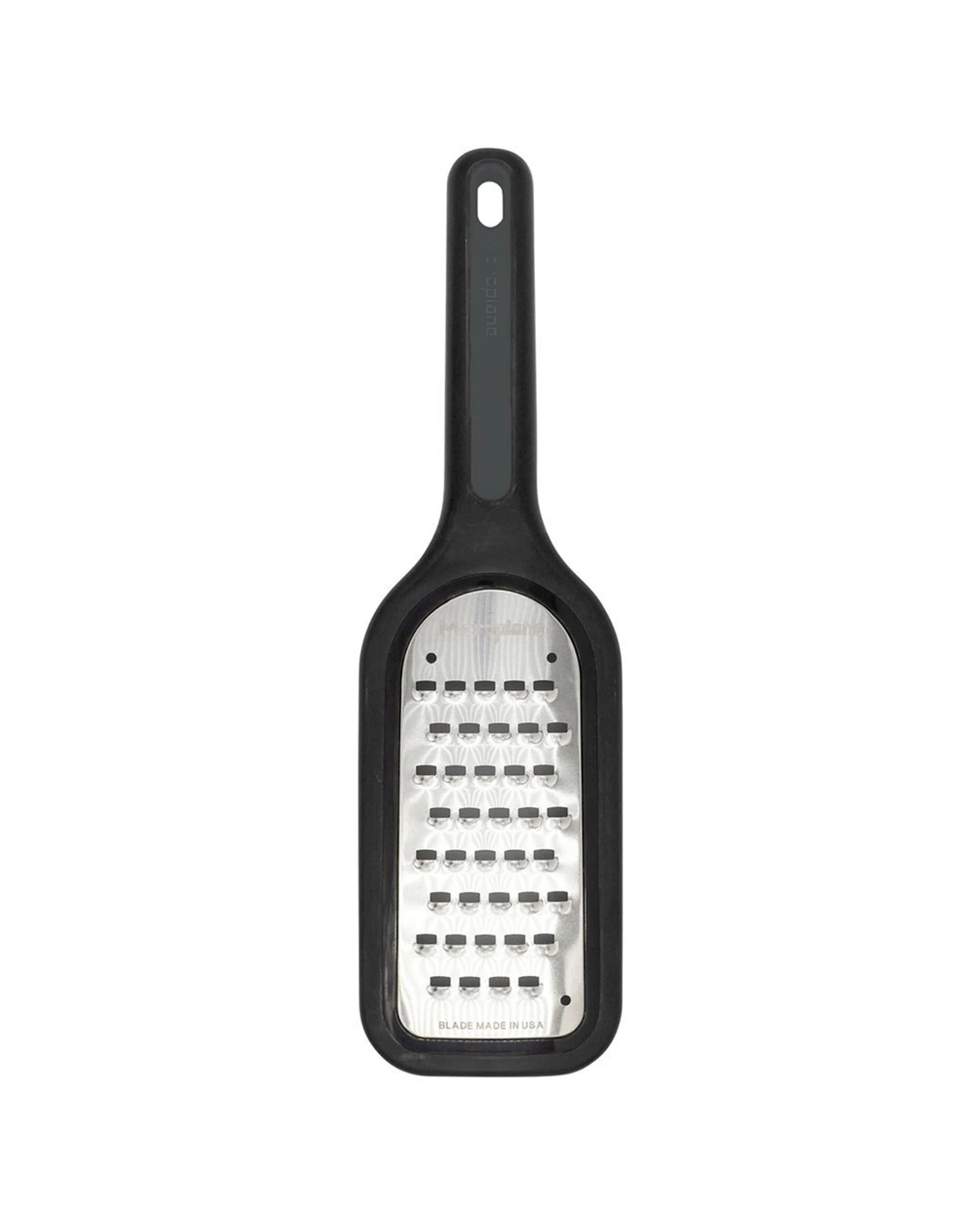 1 Microplane Select Series Extra Coarse Grater Cheese Shredder Dishwasher Saf - Black, 1 of 1