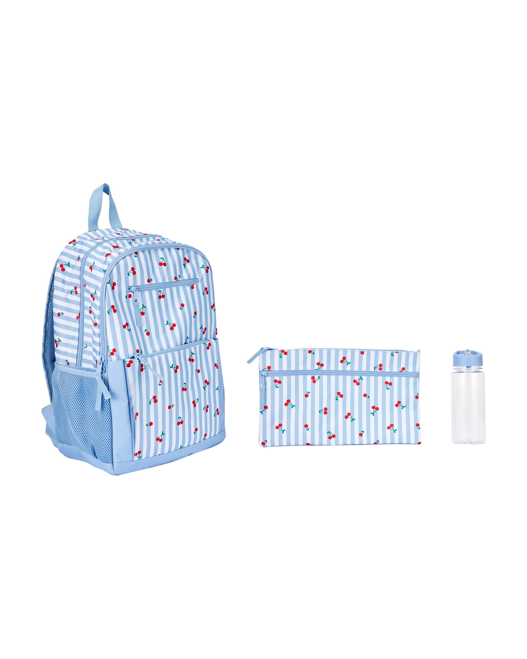1 3 Piece Cherry Backpack Set - Blue, 1 of 7