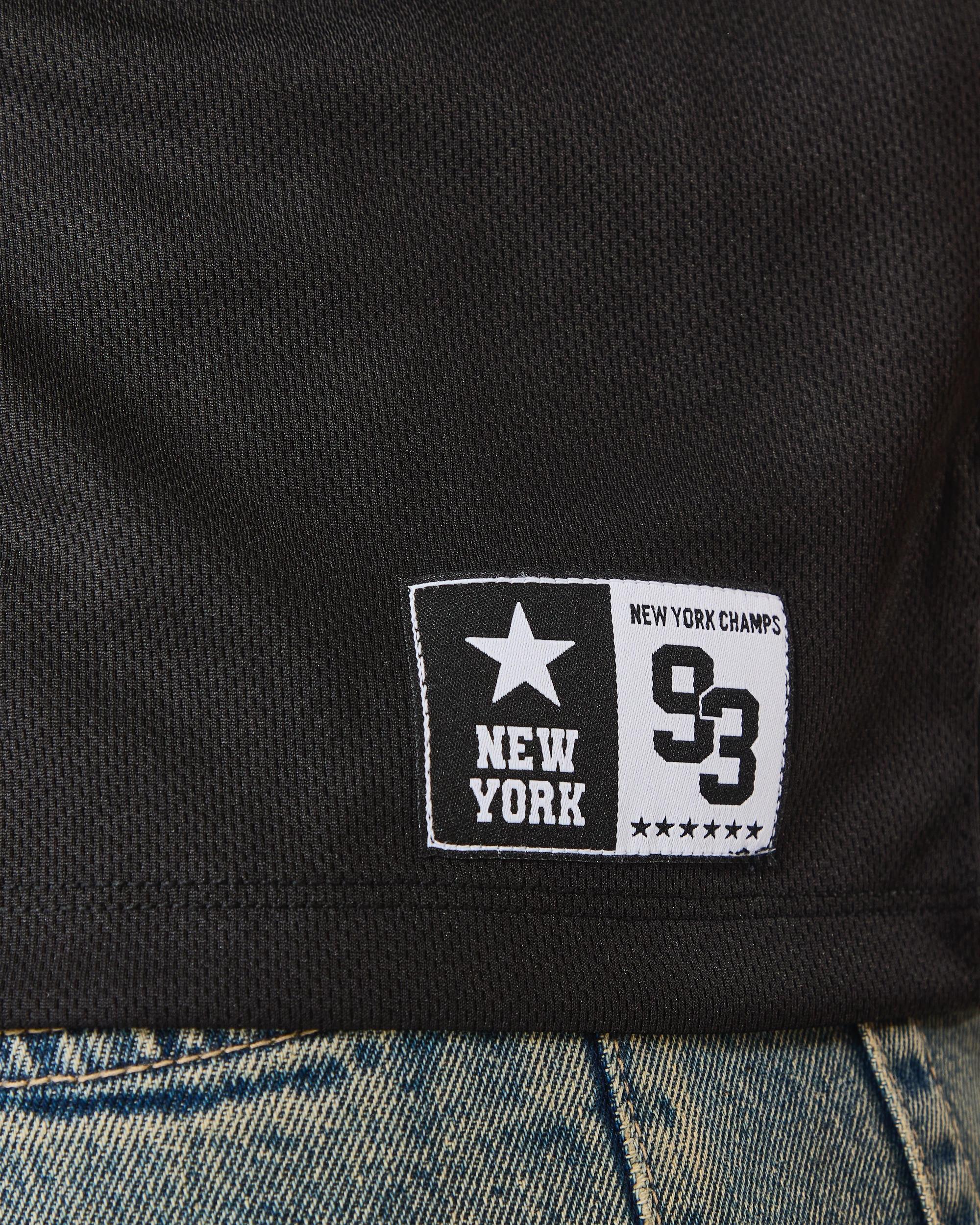 8 Mesh Boxy Print T-shirt Black, 8 of 9