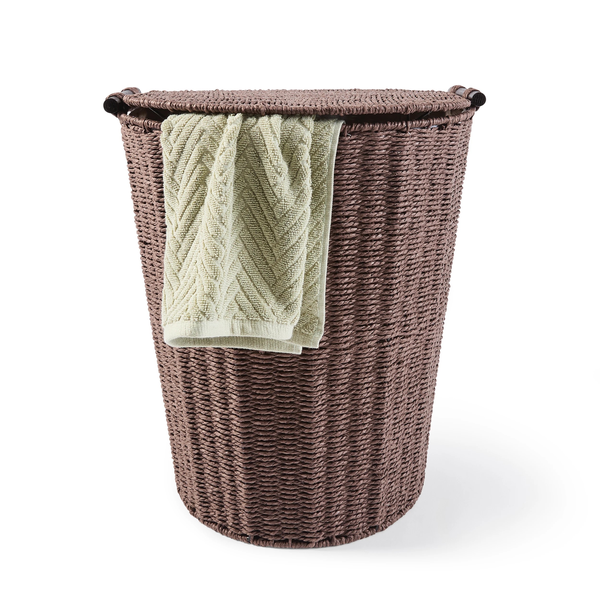 2 Paper Rope Laundry Hamper - Brown, 2 of 7