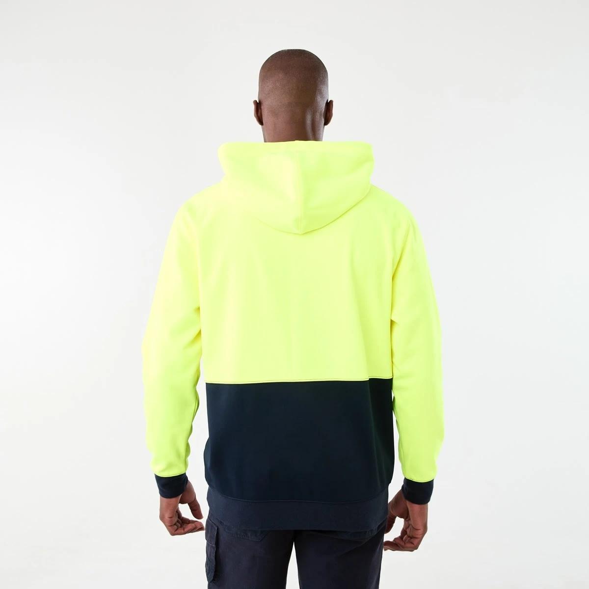 3 Hi-Visibility Zip Through Hoodie Yellow, 3 of 6