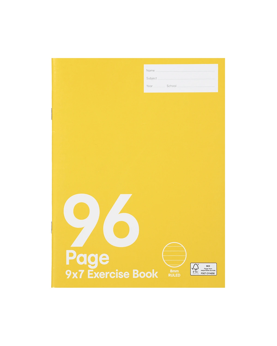1 9in. x 7in. Exercise Book - 96 Pages, 1 of 6