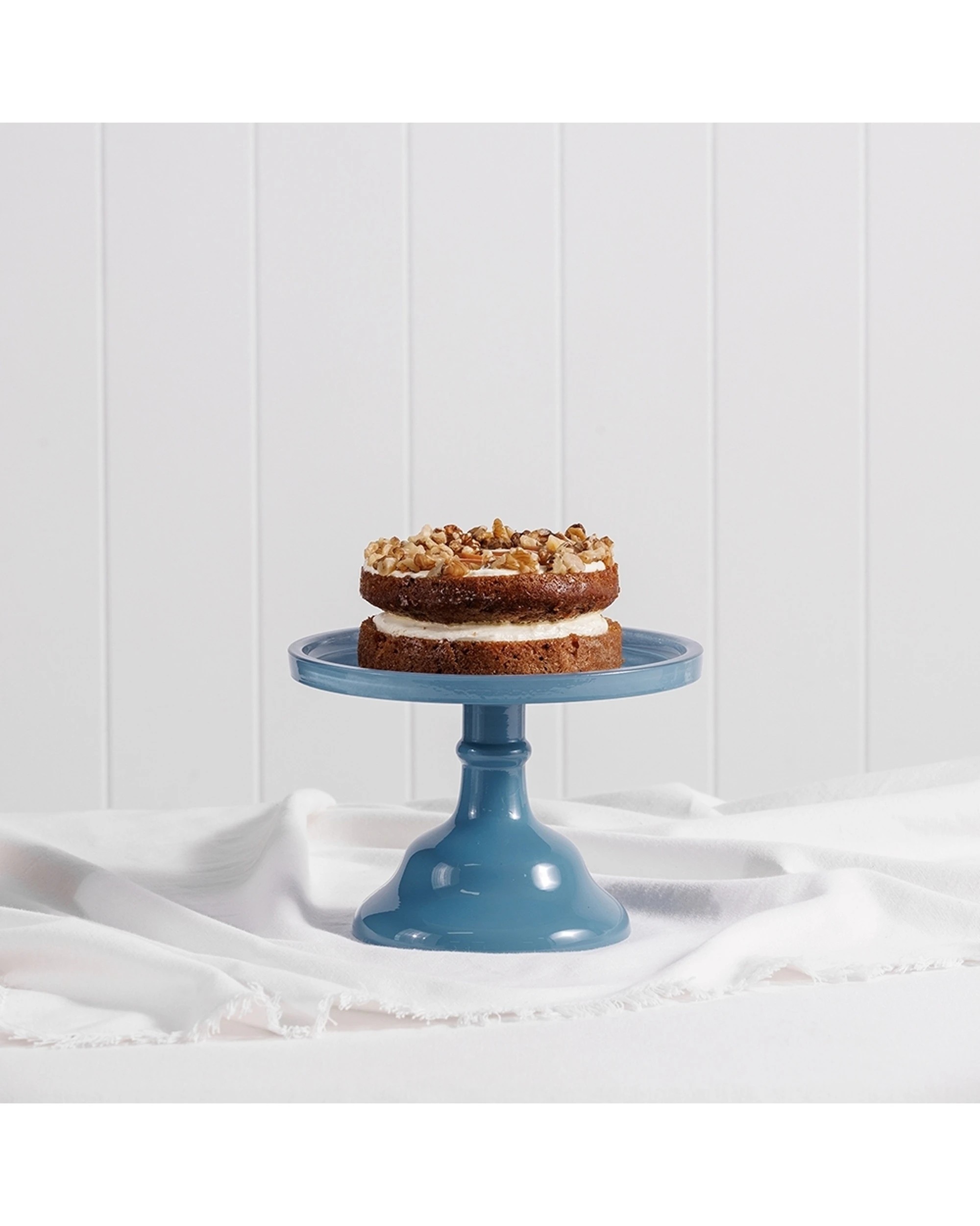 2 Ecology Glass Torte Cake Stand Dessert Display 19x13cm Storm - Blue, 2 of 3