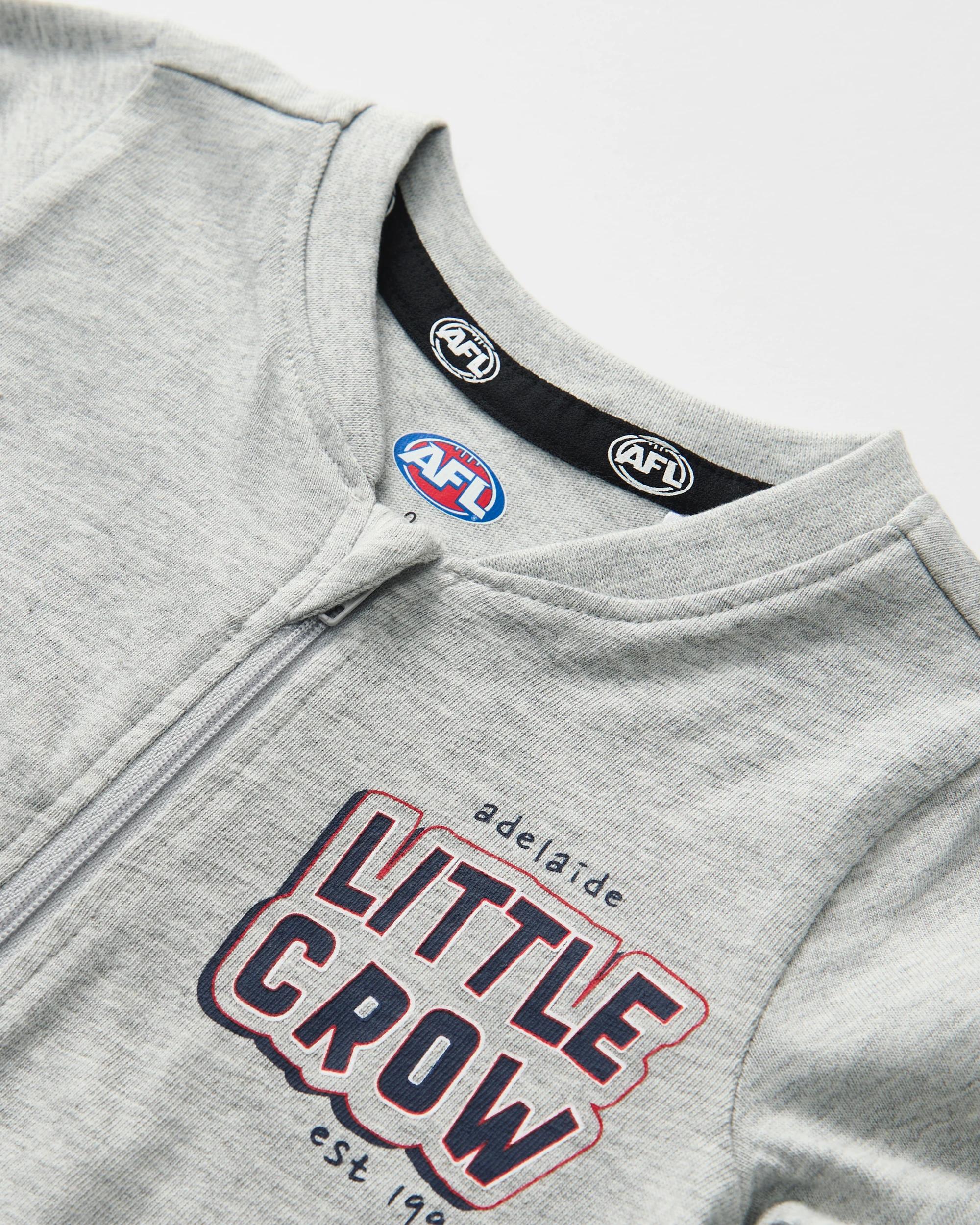 4 2 Pack Official AFL Baby Coveralls Adelaide, 4 of 5