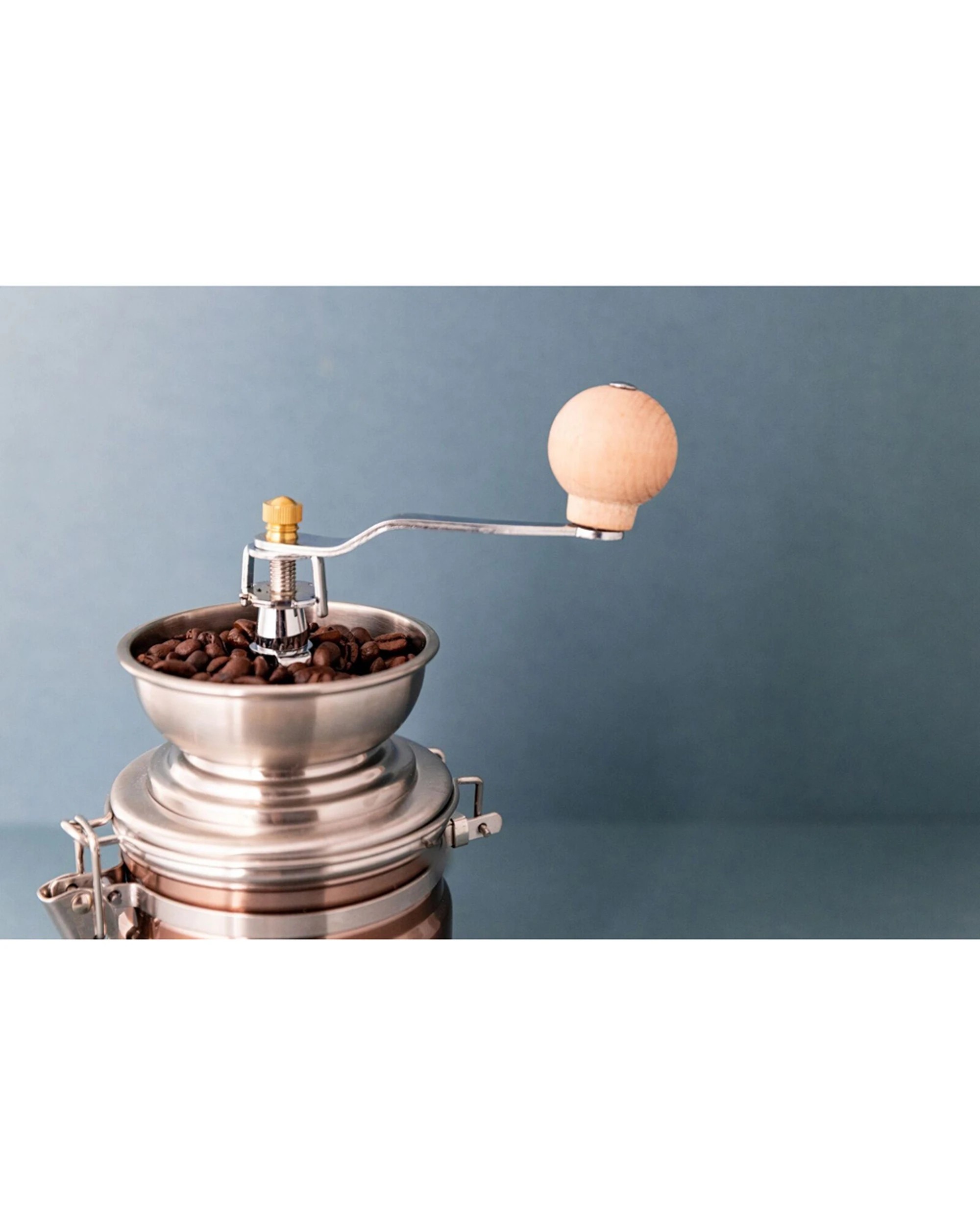 5 La Cafetiere Manual Stainless Steel Coffee Grinder Effect Storage - Metallic, 5 of 6