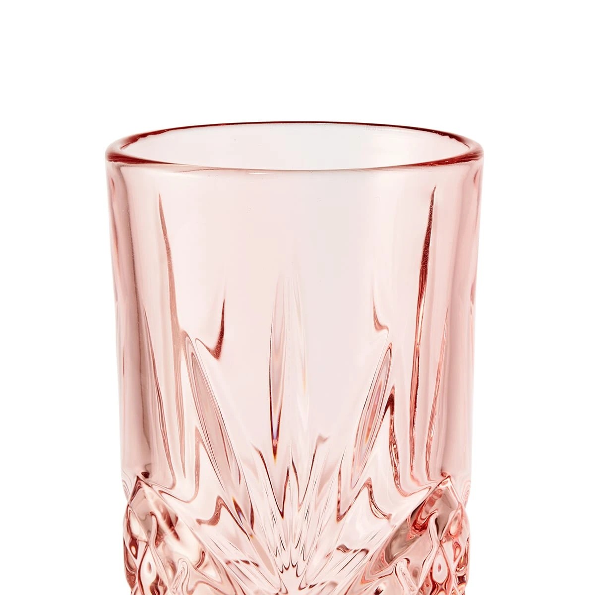 4 6 Pink Bond Hiball Glasses, 4 of 6