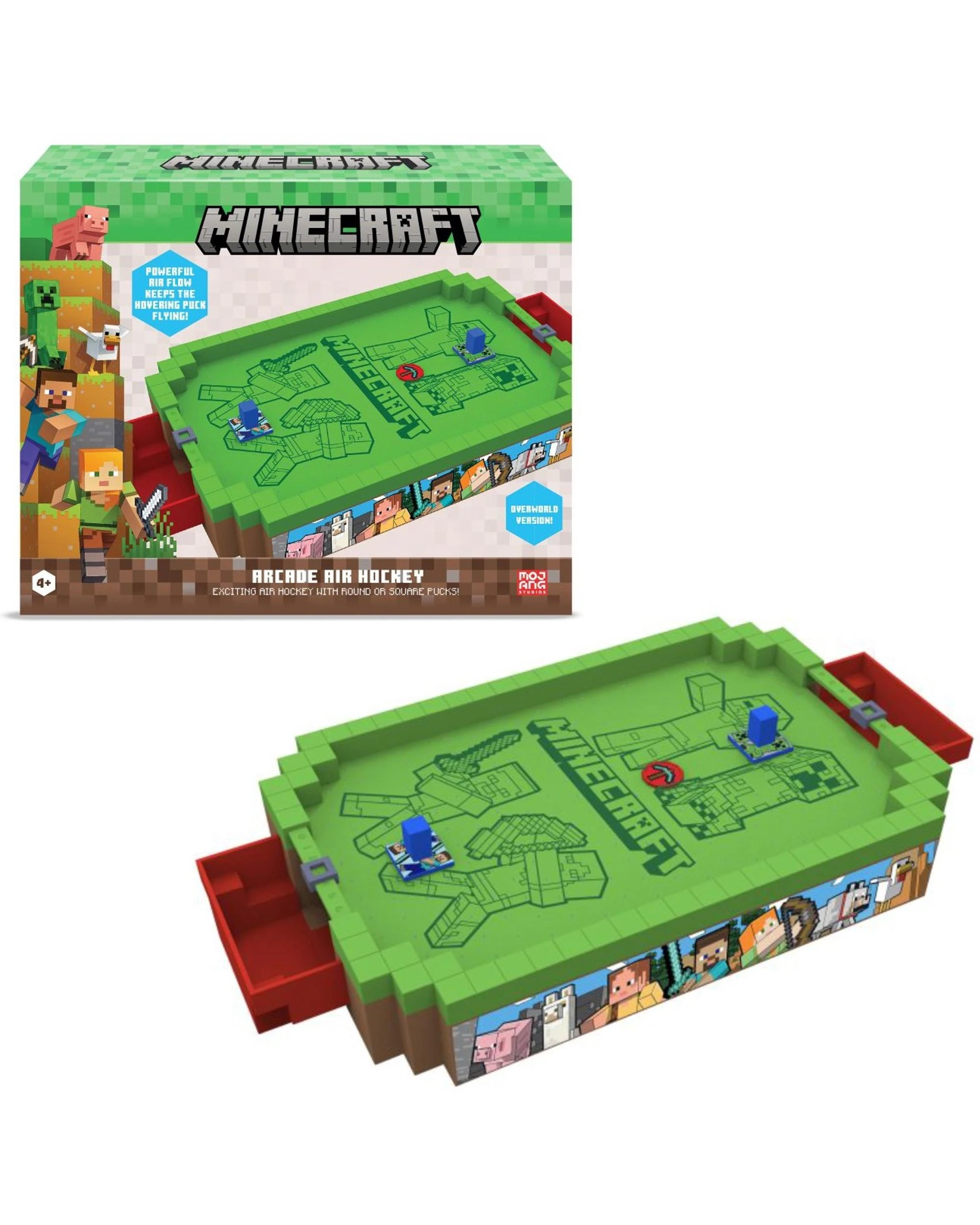 1 Minecraft Overworld Arcade Air Hockey - Core Series, 1 of 3