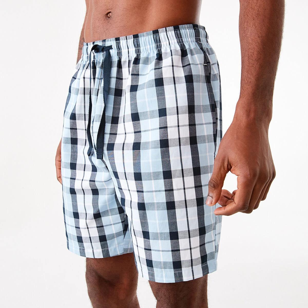 2 Woven Check Shorts Sail Chck, 2 of 7