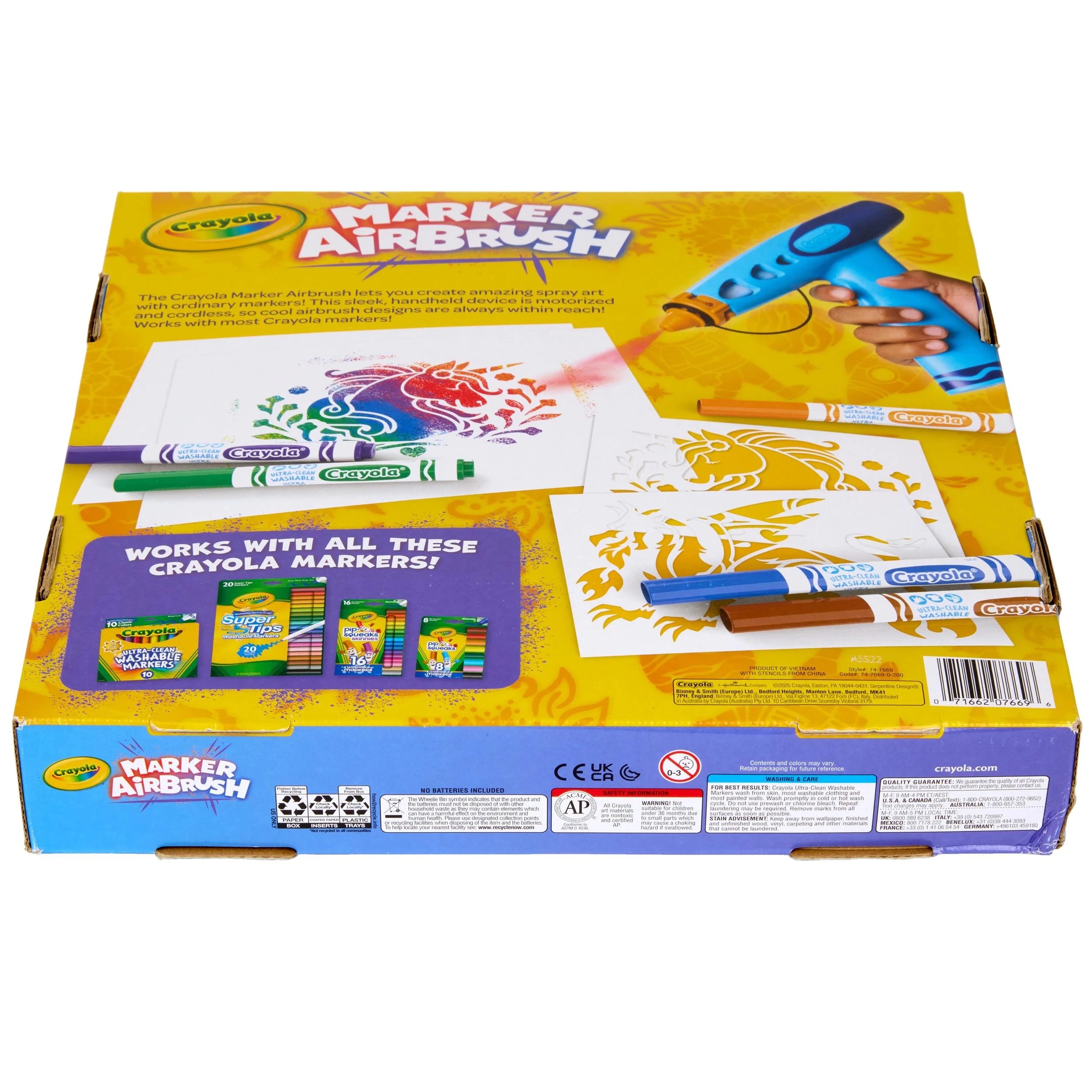 4 Crayola Marker Airbrush Sprayer - Multi, 4 of 8