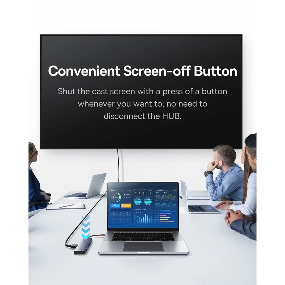 7 Baseus UltraJoy 7 Port USB-C Hub, 7 of 9