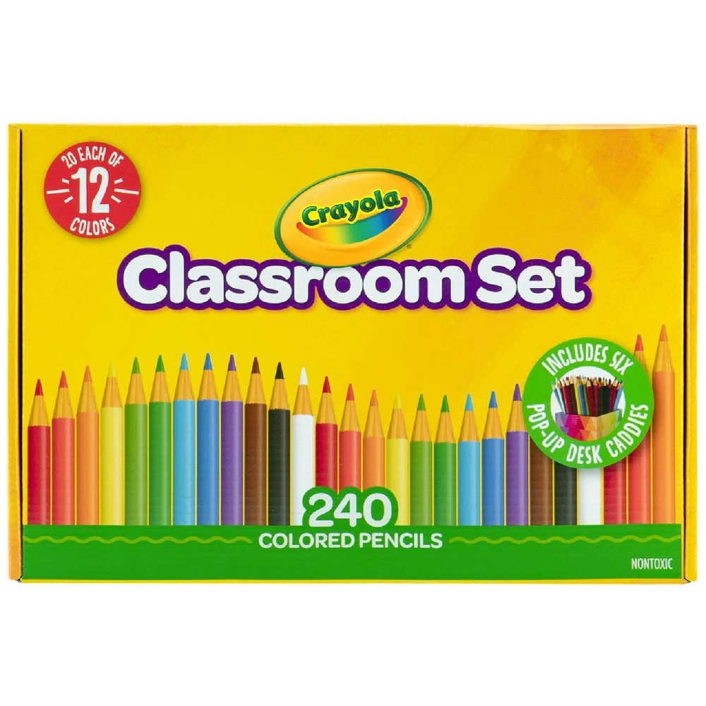 1 Crayola Coloured Pencils Classroom Pack 240 Pieces, 1 of 4