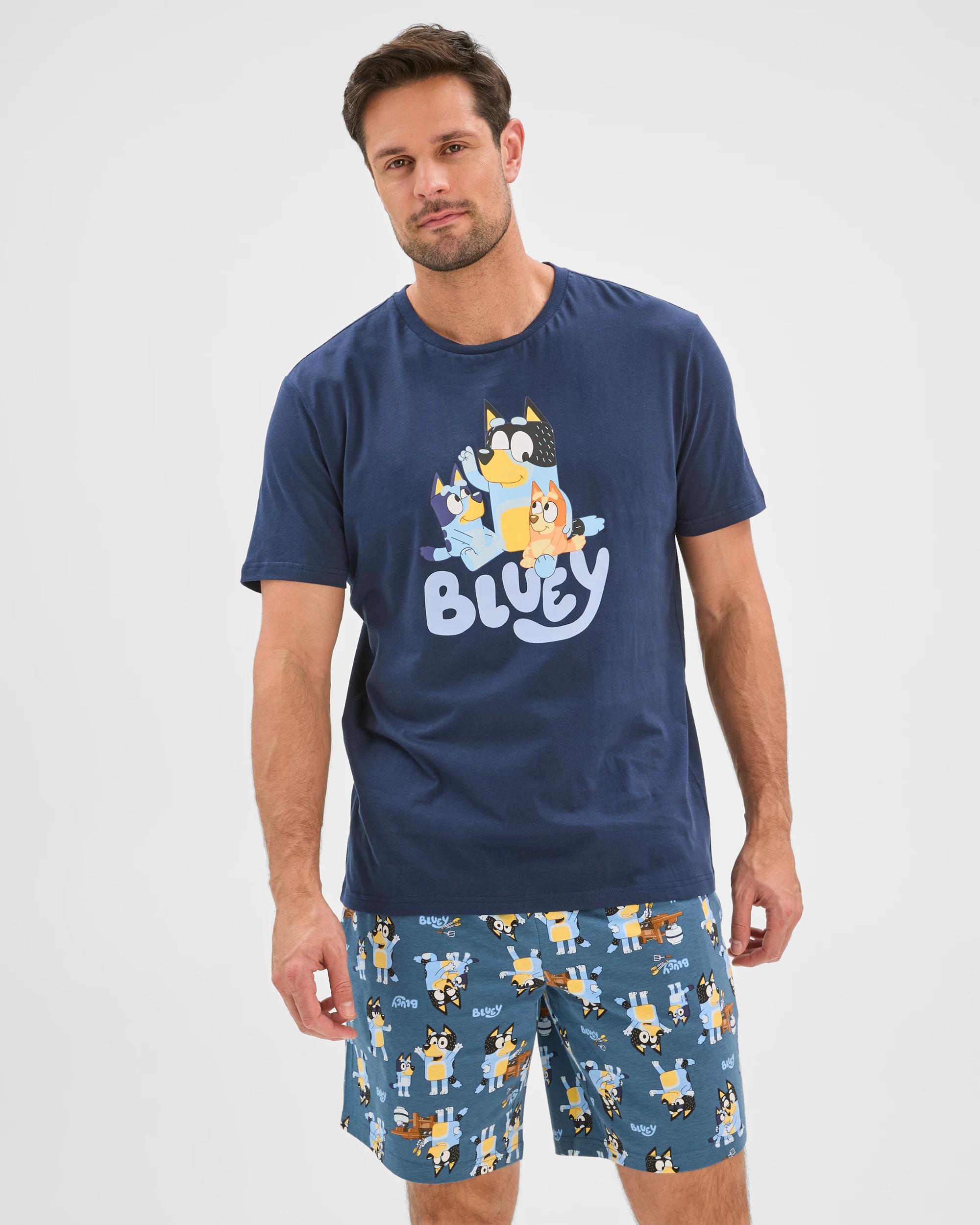 2 Family Matching Bluey Australian Cotton Pyjama Set BLUE BLUEY, 2 of 9