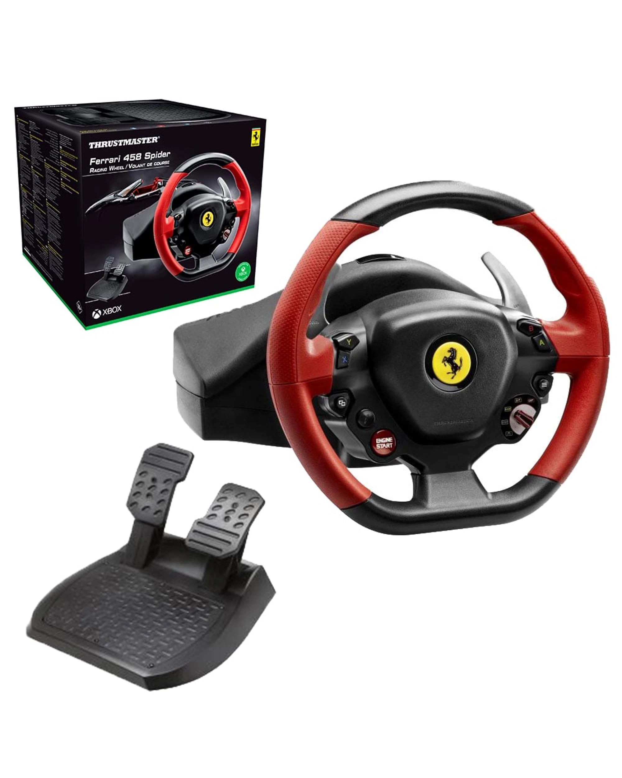 1 Thrustmaster Ferrari 458 Spider Racing Wheel For XBOX - Multi, 1 of 6