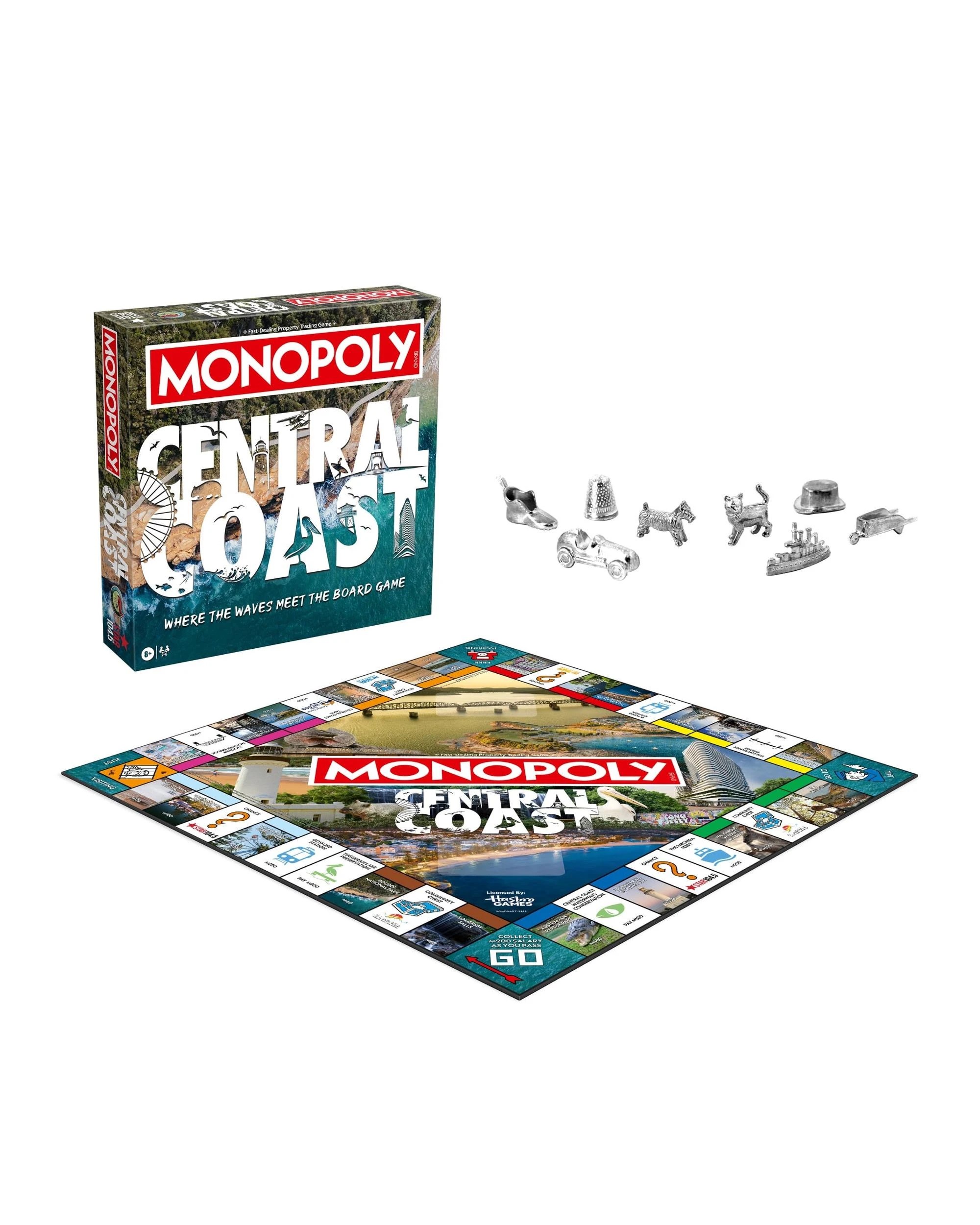 2 Monopoly Central Coast Edition Board Game, 2 of 9