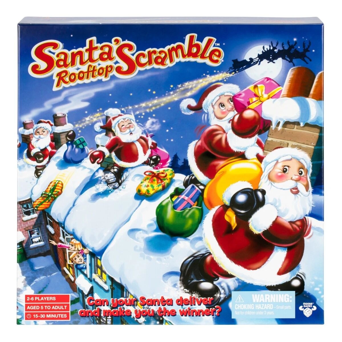 1 Santa's Rooftop Scramble Board Game, 1 of 7