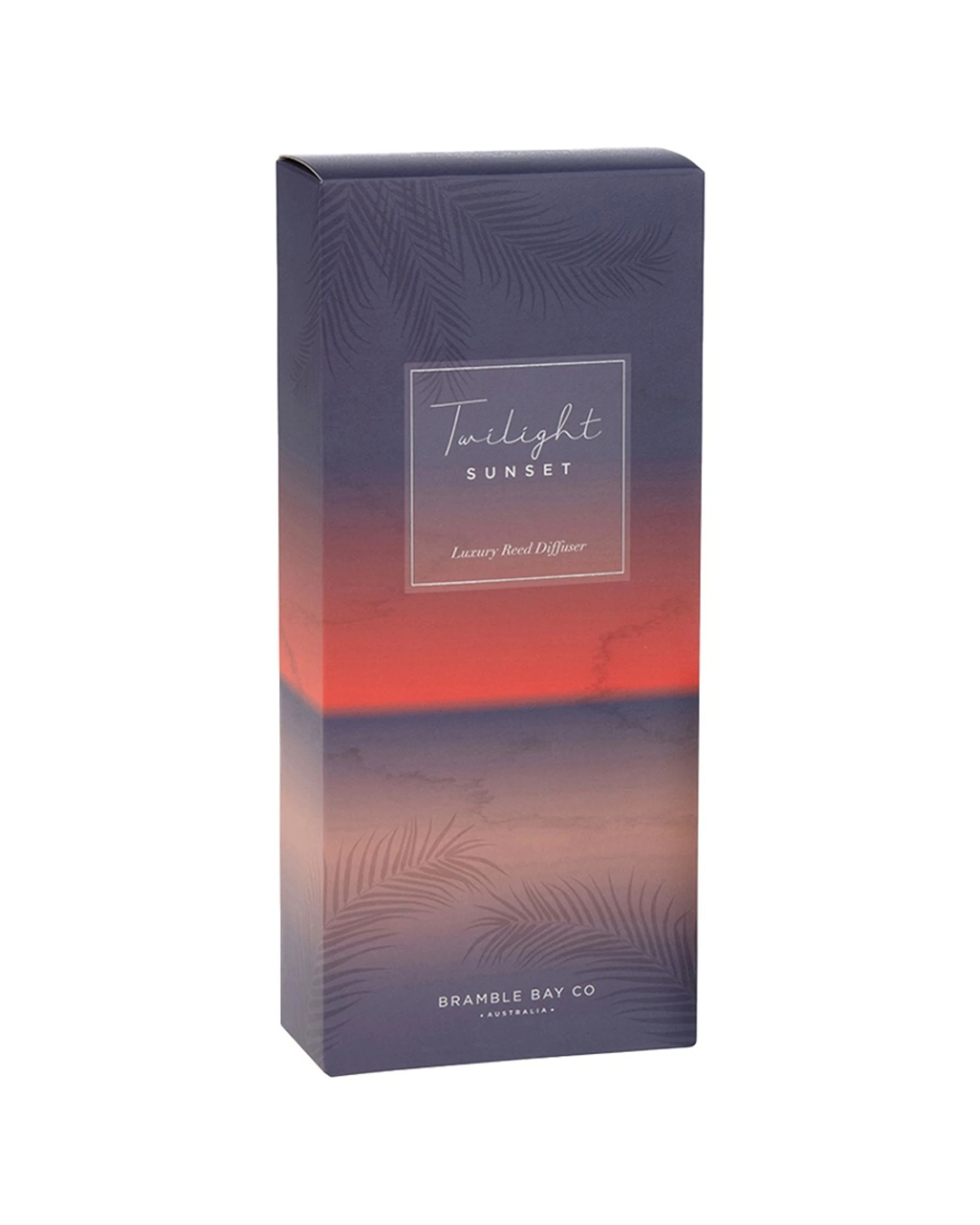 1 Bramble Bay Ocean Twilight Sunset Glass Reed Diffuser Scented Home Fragrance 150ml - Natural, 1 of 4