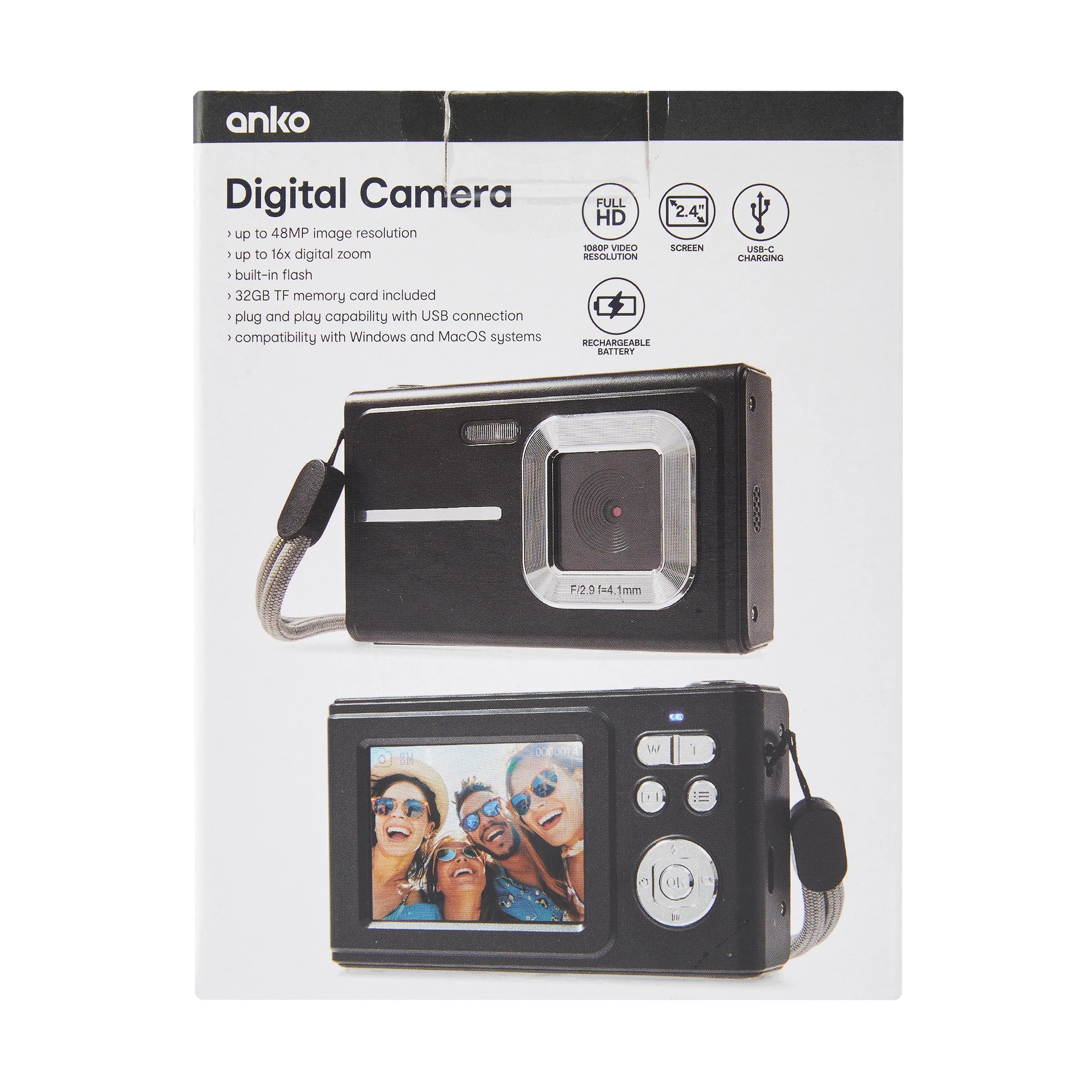 10 Digital Camera - Black, 10 of 10