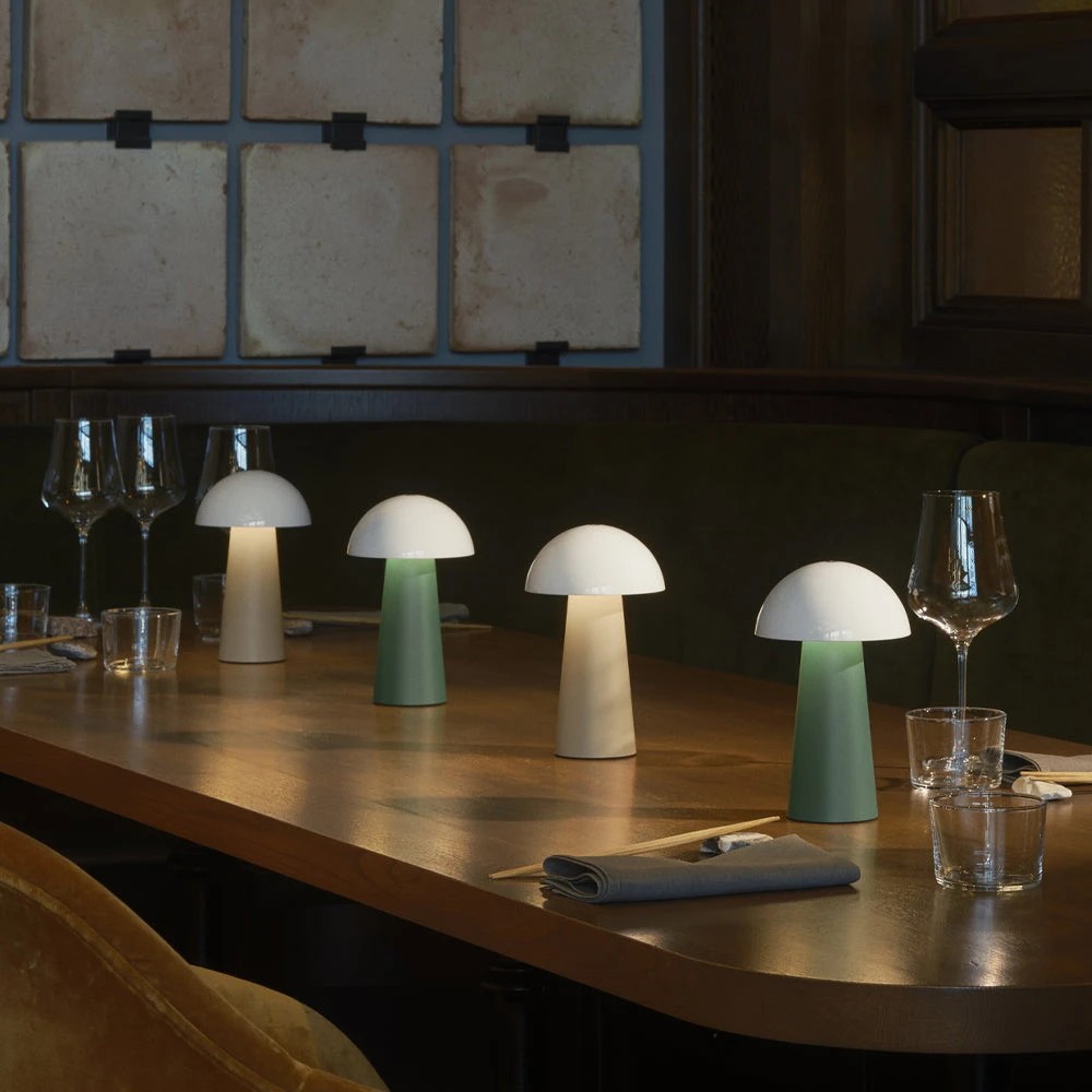 3 Kreafunk Bello Lamp, Portable And Rechargeable- Brown, 3 of 4