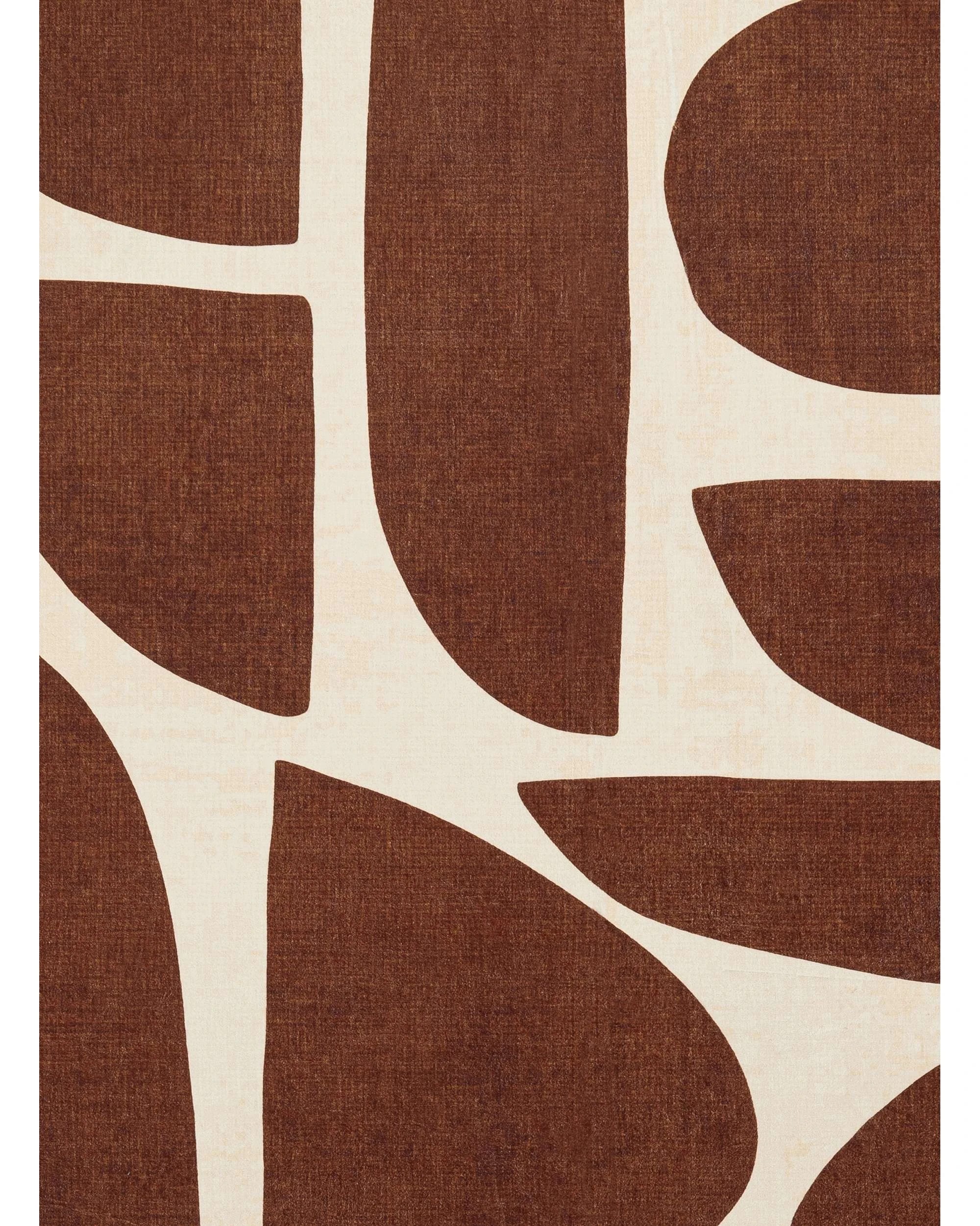 7 Loopsie Soho Printed Washable Rug-290cm x 190cm - Brown, 7 of 8