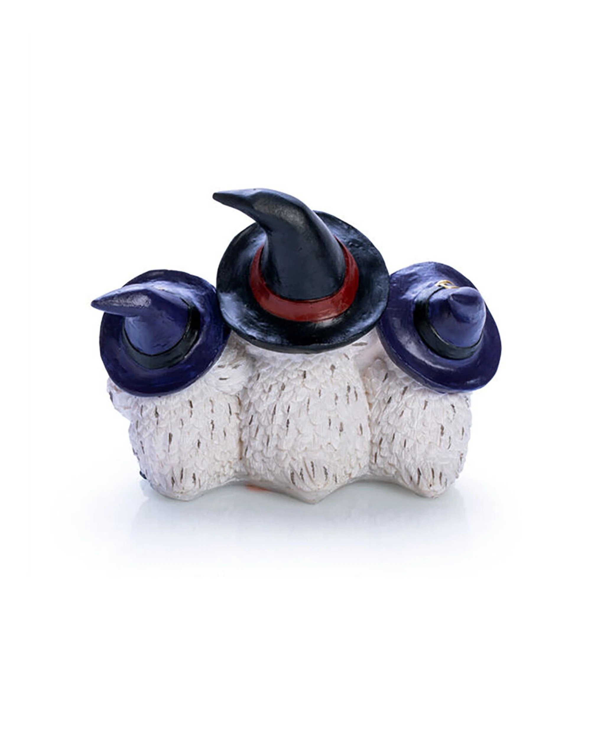 4 Mystical Worlds 3 Wise Snowy Owls Figurine 12.7x9.3cm - White, 4 of 4