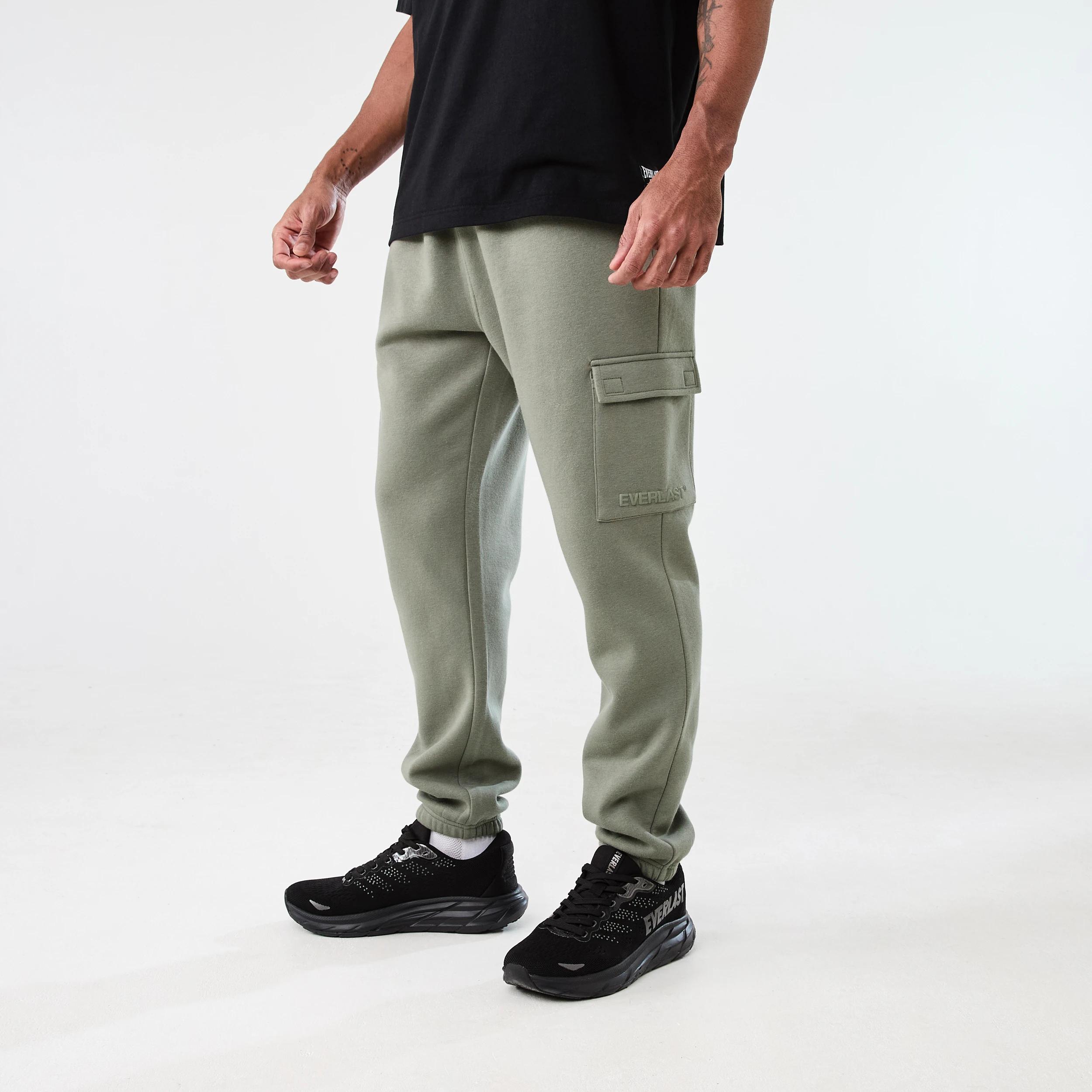 1 Everlast Mens Cargo Trackpants EVERLAST DRY HERB, 1 of 7
