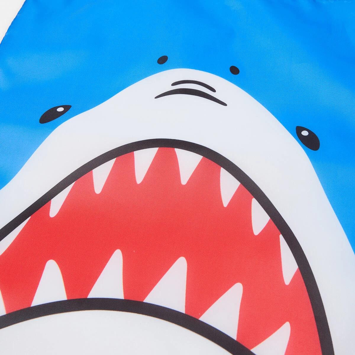 3 Novelty Drawstring Bag Shark, 3 of 4