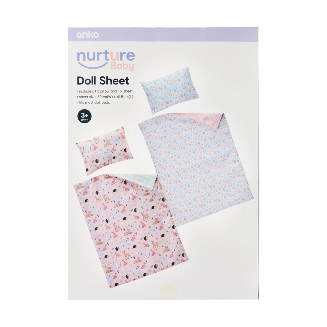 6 Doll Sheet Set - Assorted, 6 of 6