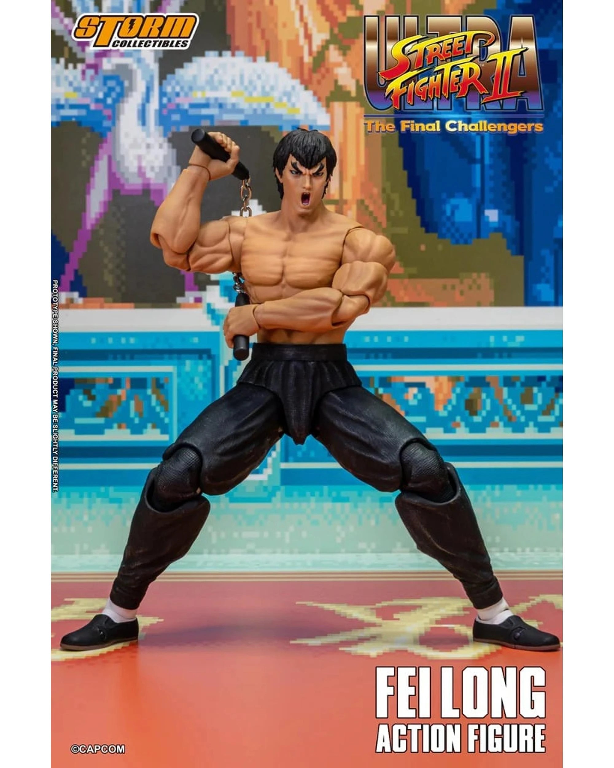 10 Ultra Street Fighter II The New Challengers Fei Long Action Figure, 10 of 10