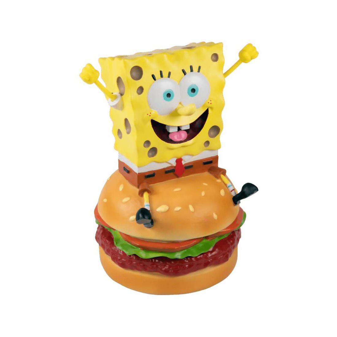 2 SpongeBob SquarePants On Hamburger Resin Statue 21cm Action Figure Collectible
 - multi, 2 of 4