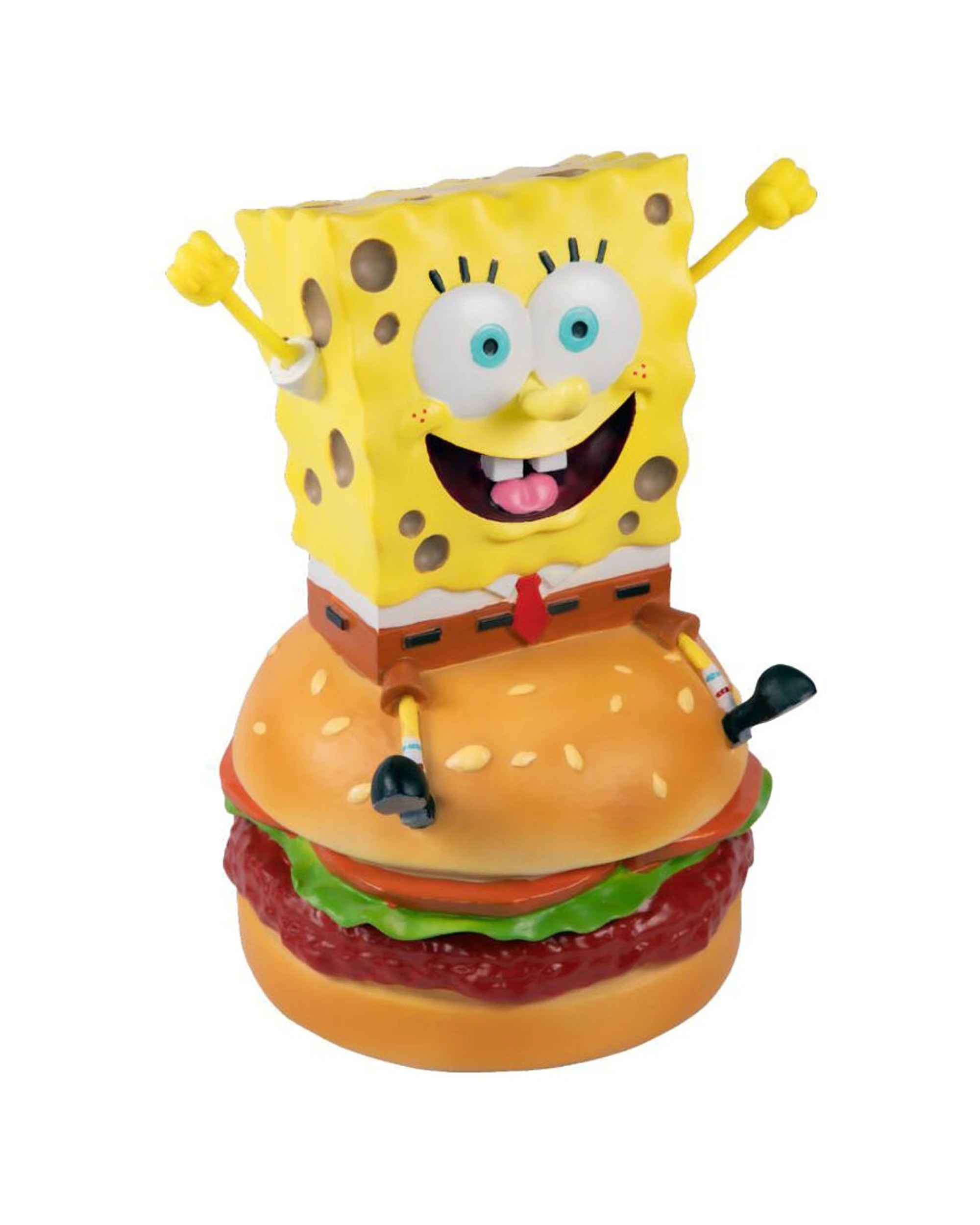 2 SpongeBob SquarePants On Hamburger Resin Statue 21cm Action Figure Collectible
 - multi, 2 of 4