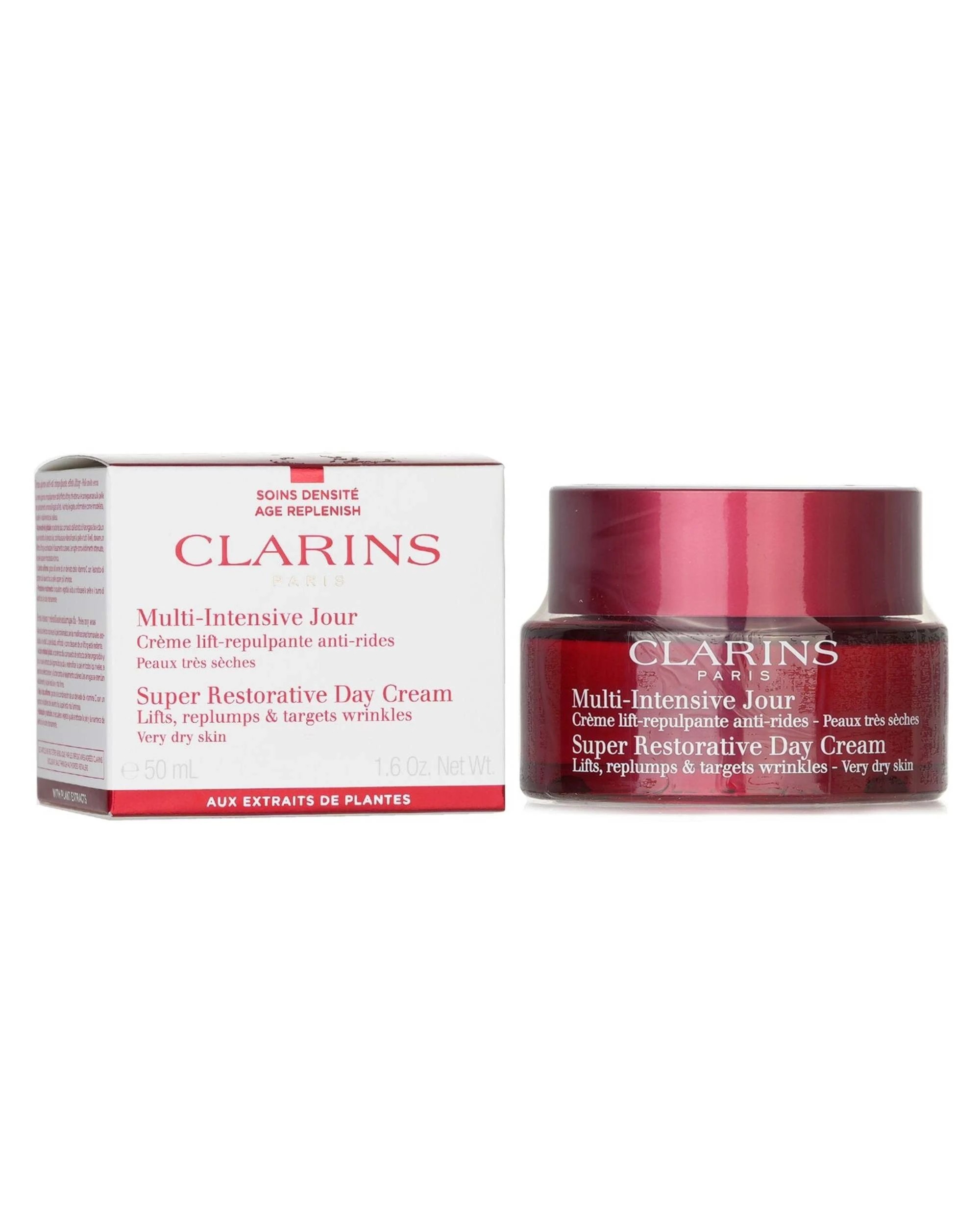 2 Clarins Multi Intensive Jour Super Restorative Day Cream  50ml/1.6oz, 2 of 3