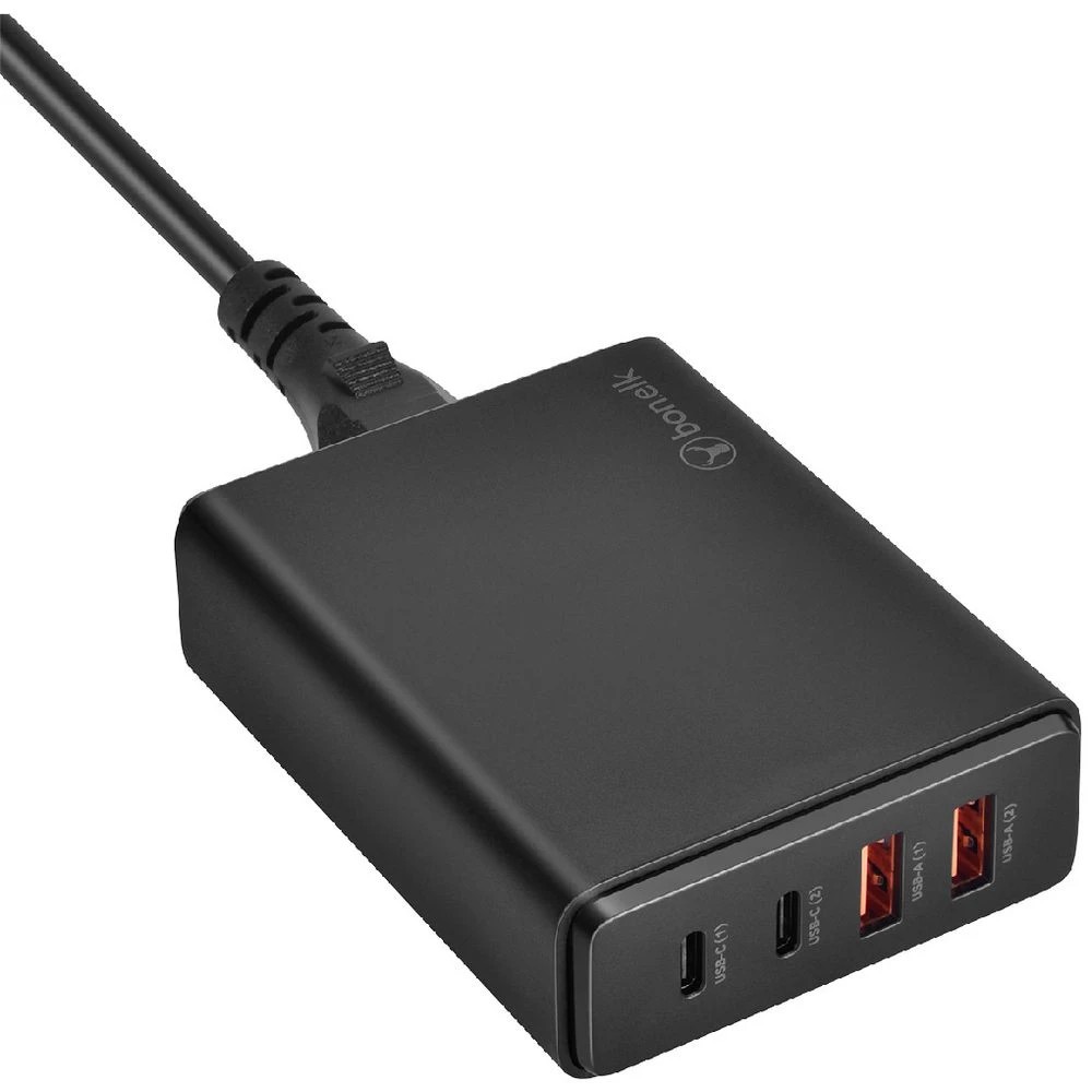 1 Bonelk Desktop Charger USB-A/USB-C 65w Black, 1 of 6
